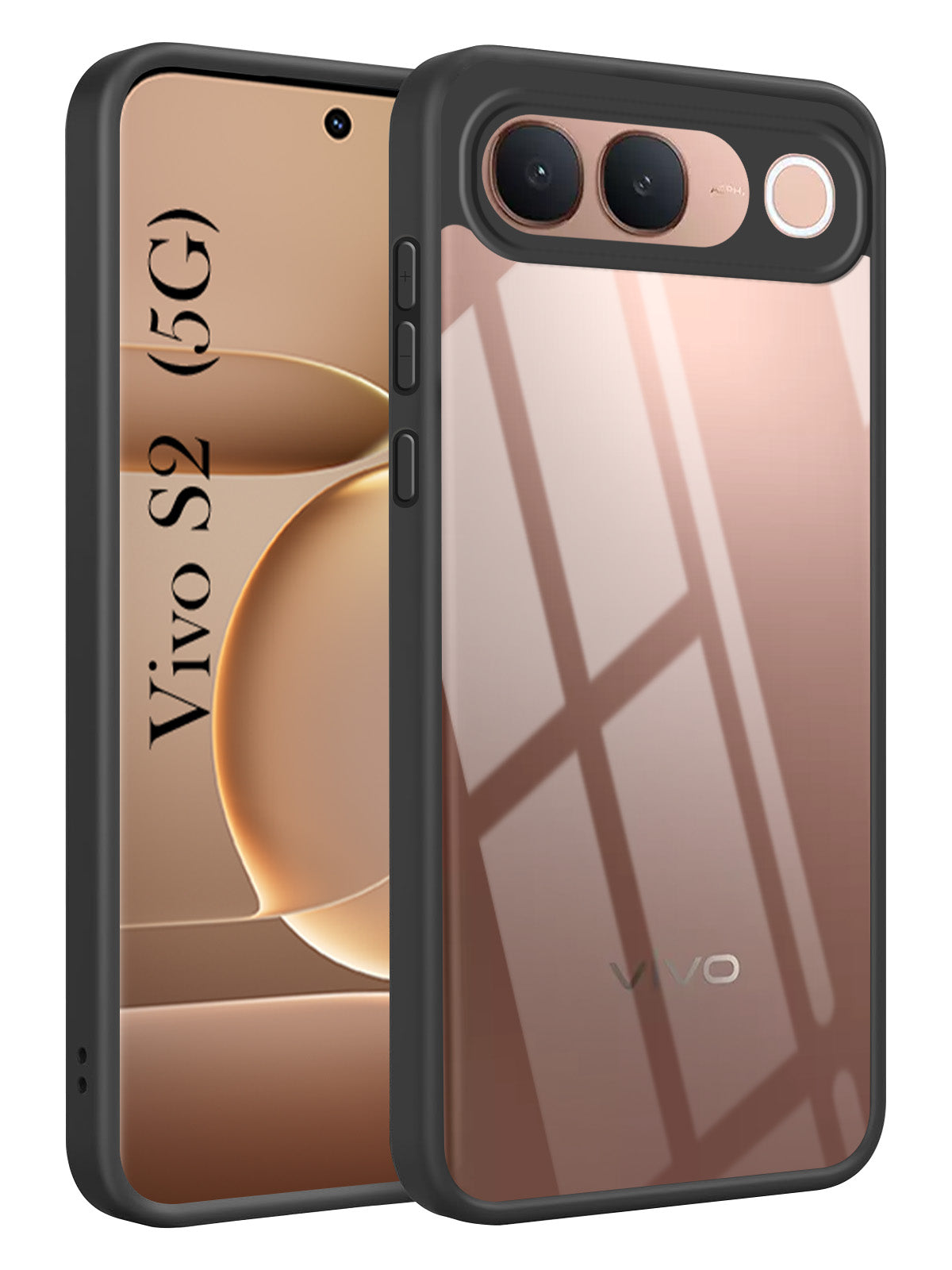 For vivo S2 Back Cover Case Ultra-Hybrid (Lifetime Anti Yellow | Anti Scratch | Crystal Clear Shockproof)