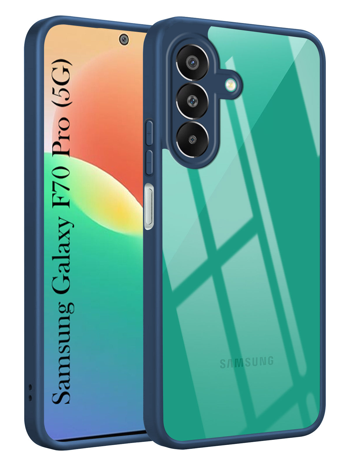 For Samsung Galaxy F70 Pro 5G Back Cover Case Ultra-Hybrid (Lifetime Anti Yellow | Anti Scratch | Crystal Clear Shockproof)