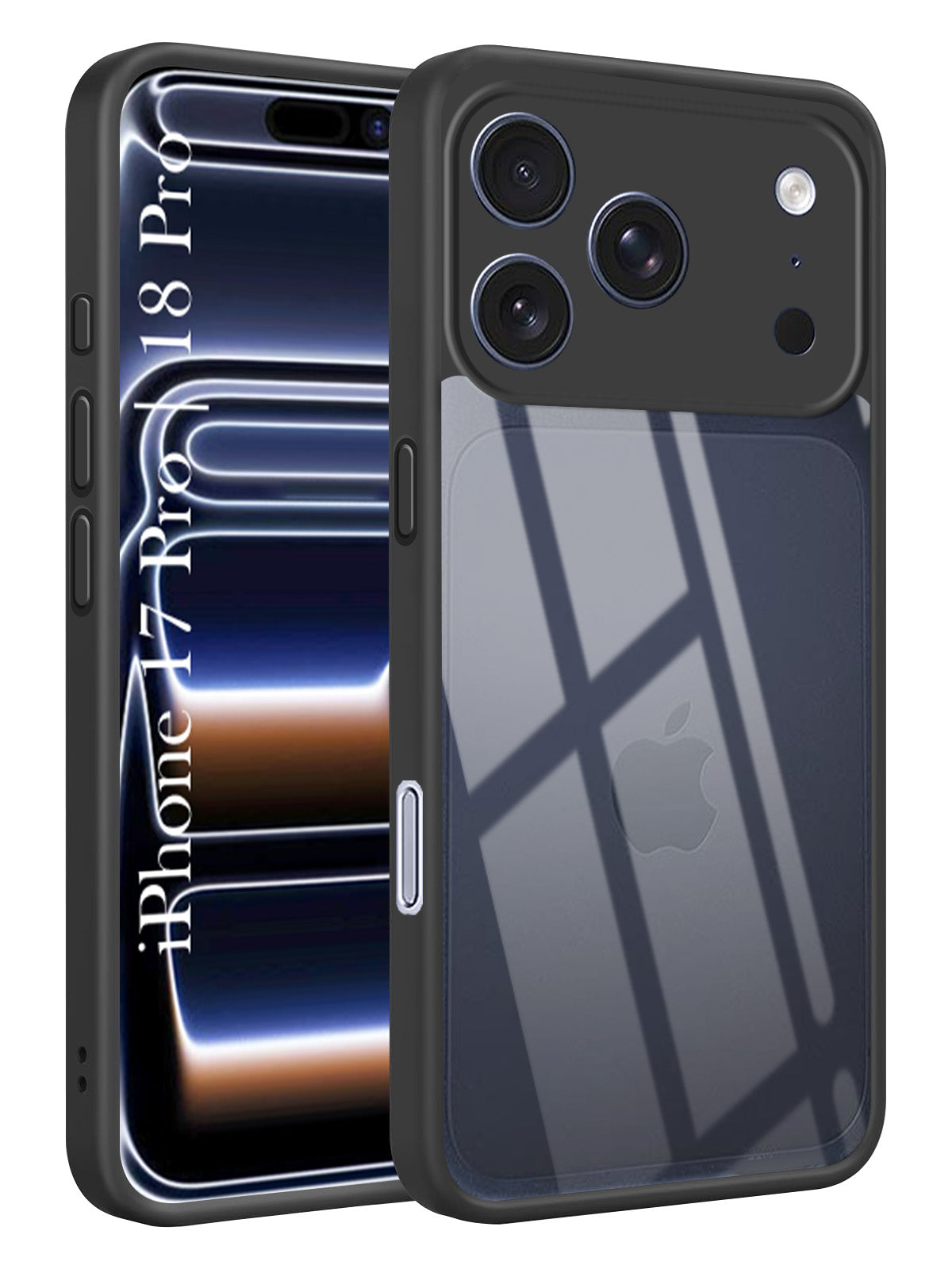 For iPhone 17 Pro | iPhone 18 Pro Back Cover Case Ultra-Hybrid (Lifetime Anti Yellow | Anti Scratch | Crystal Clear Shockproof)