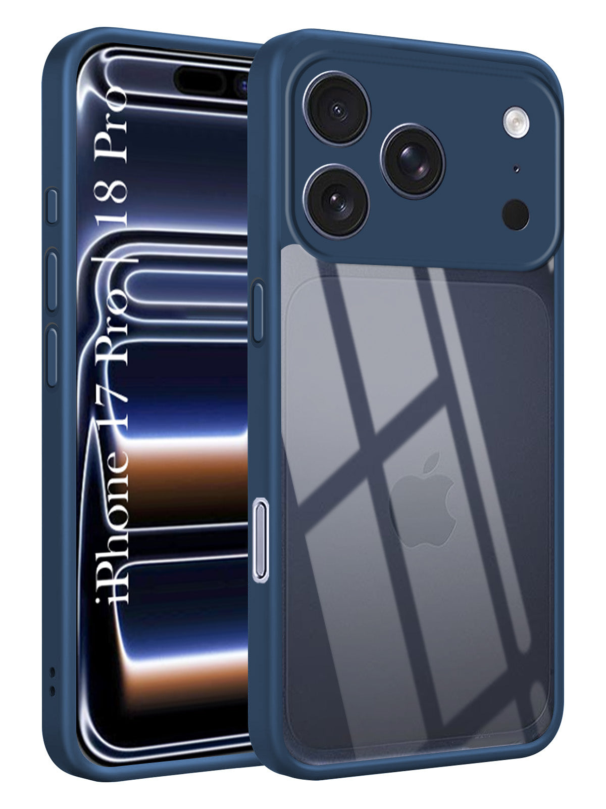 For iPhone 17 Pro | iPhone 18 Pro Back Cover Case Ultra-Hybrid (Lifetime Anti Yellow | Anti Scratch | Crystal Clear Shockproof)