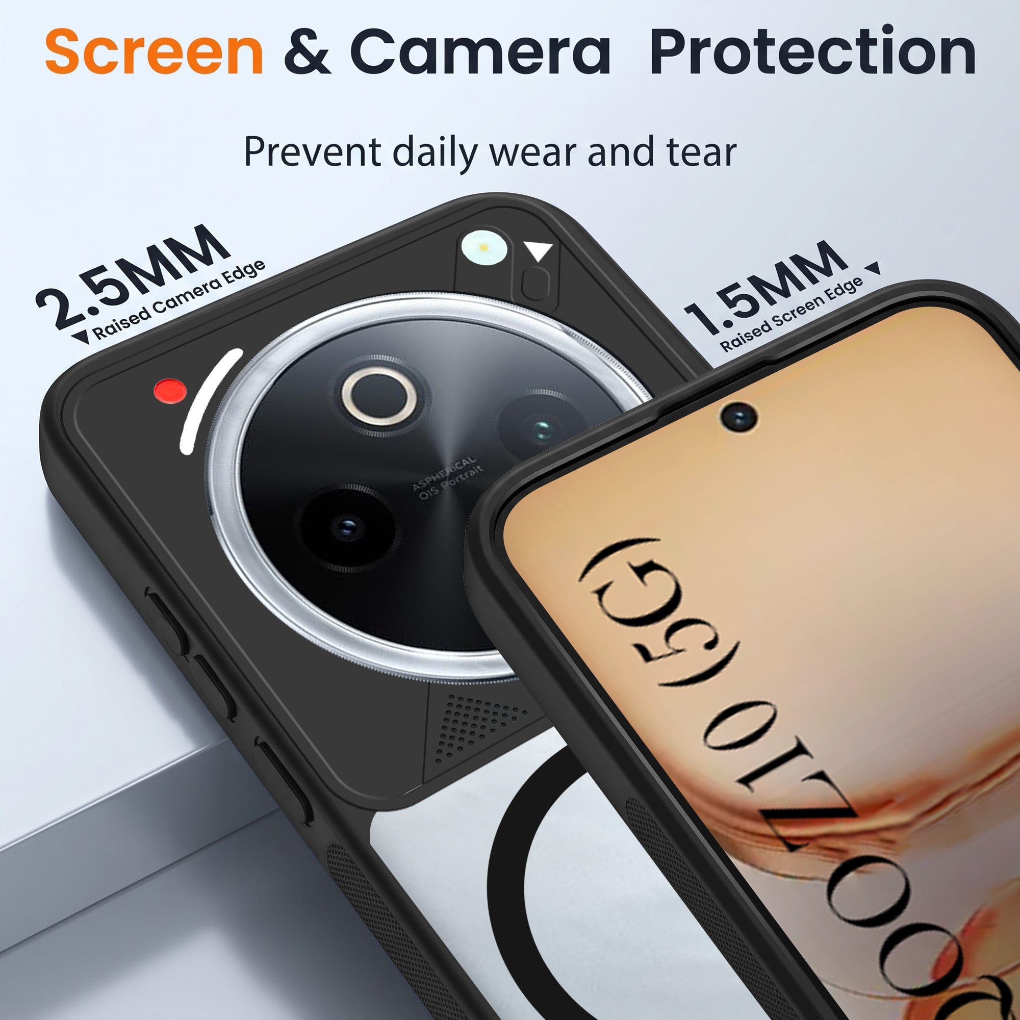 For Vivo iQOO Z10 Back Cover Case Lifetime Anti-Yellow Clear (Camera Protection | Side Grip | Wireless MagSafe Compatible)
