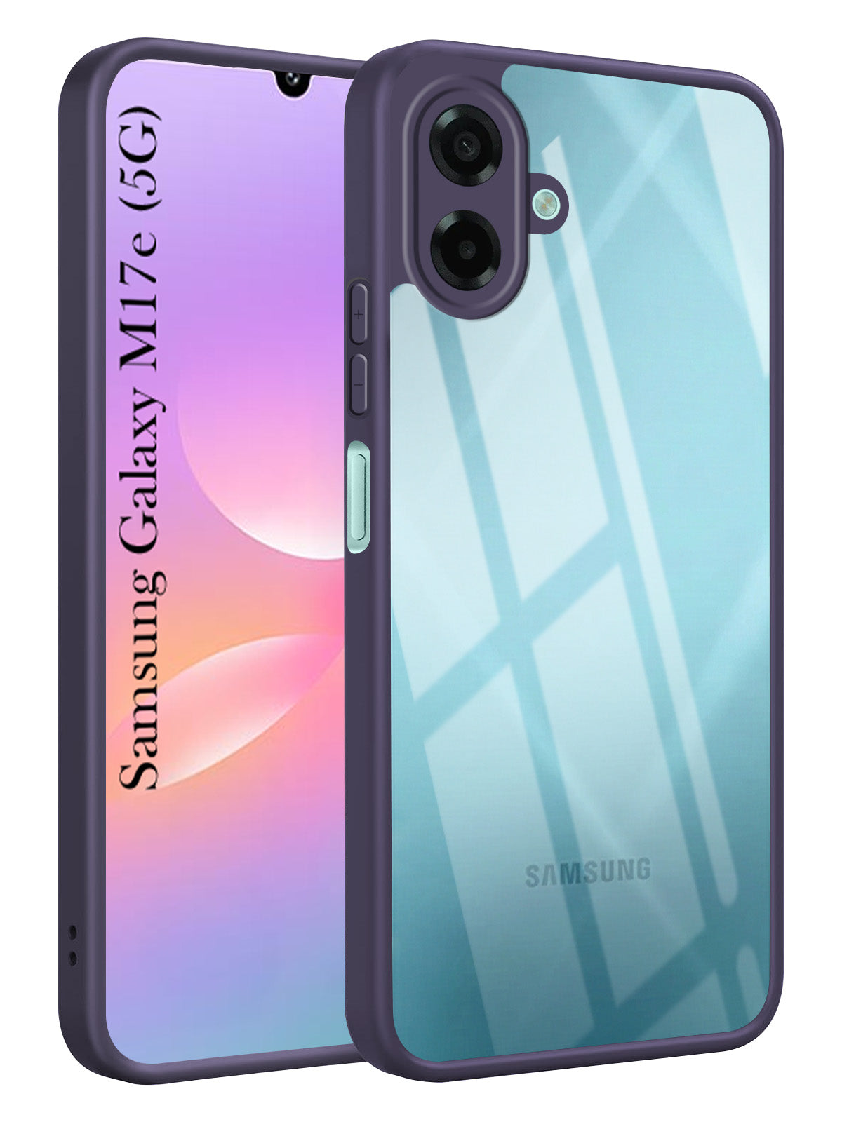 For Samsung Galaxy M17e 5G Back Cover Case Ultra-Hybrid (Lifetime Anti Yellow | Anti Scratch | Crystal Clear Shockproof)
