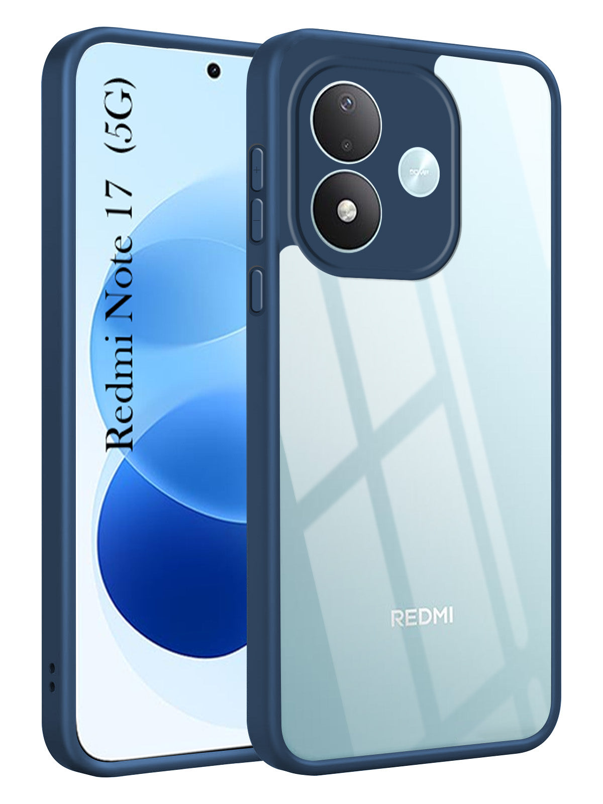 For Redmi Note 17 5G Back Cover Case Ultra-Hybrid (Lifetime Anti Yellow | Anti Scratch | Crystal Clear Shockproof)