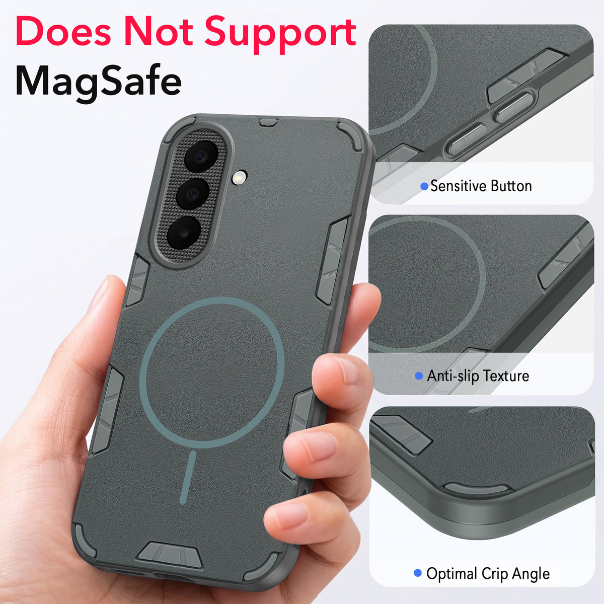 For Samsung Galaxy A27 5G | Galaxy M47 5G Back Cover Case (Slim Hybrid Armor | Shockproof Camera Protection | Rugged Dual Layer)