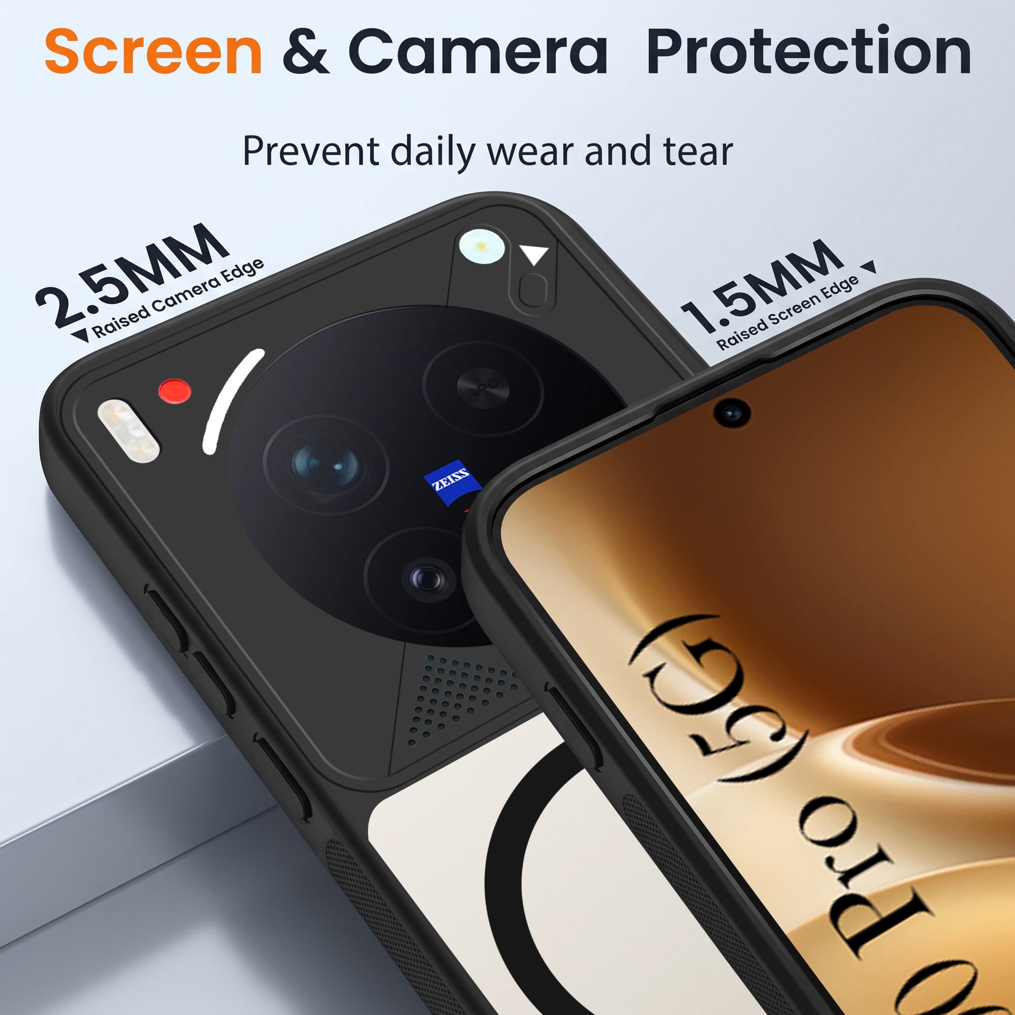 For Vivo X300 Pro Back Cover Case Lifetime Anti-Yellow Clear (Camera Protection | Side Grip | Wireless MagSafe Compatible)