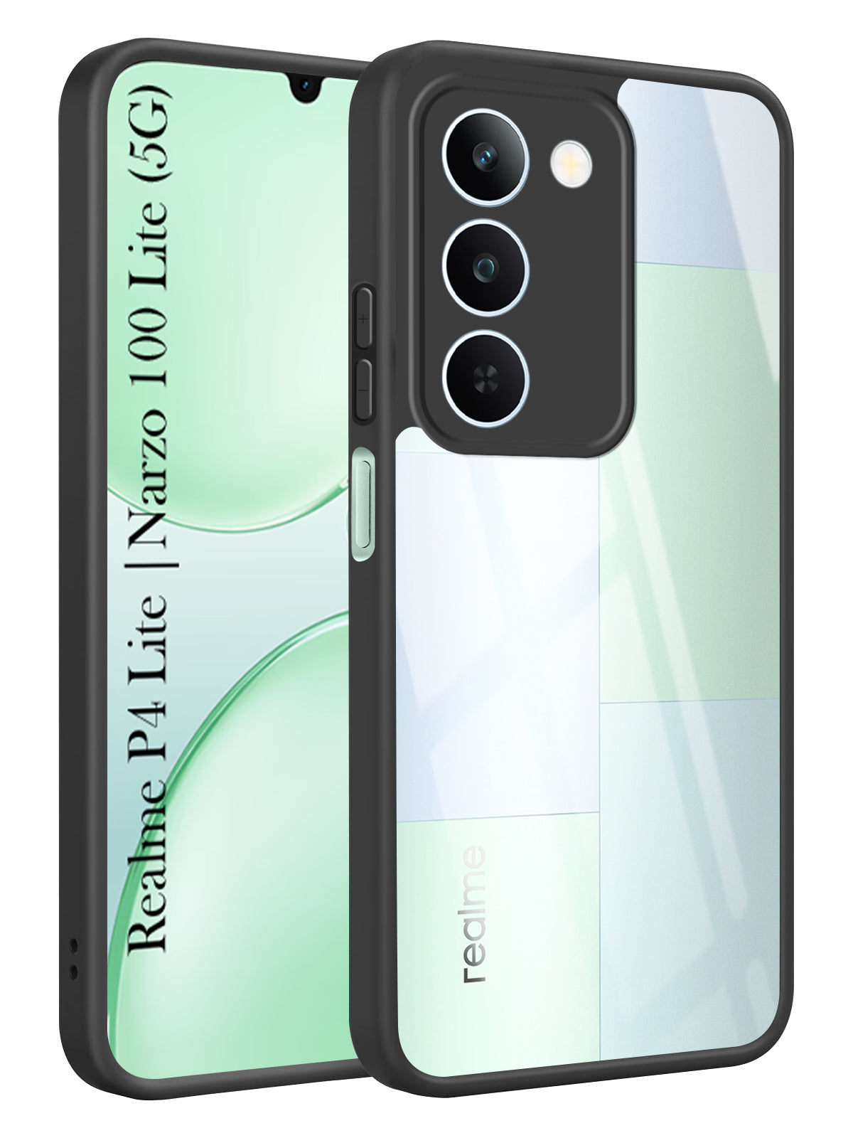 For Realme P4 Lite 5G | Narzo 100 Lite 5G Back Cover Case Ultra-Hybrid (Lifetime Anti Yellow | Anti Scratch | Crystal Clear Shockproof)