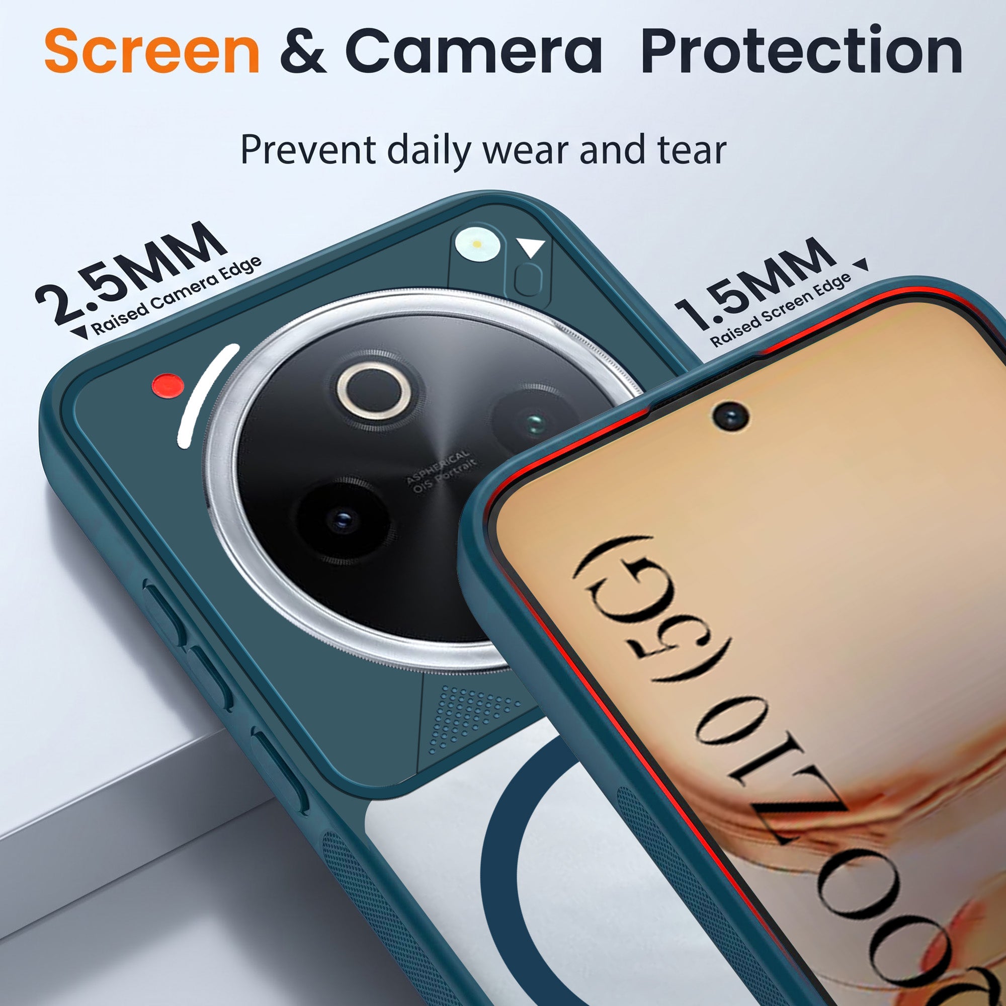 For Vivo iQOO Z10 Back Cover Case Lifetime Anti-Yellow Clear (Camera Protection | Side Grip | Wireless MagSafe Compatible)