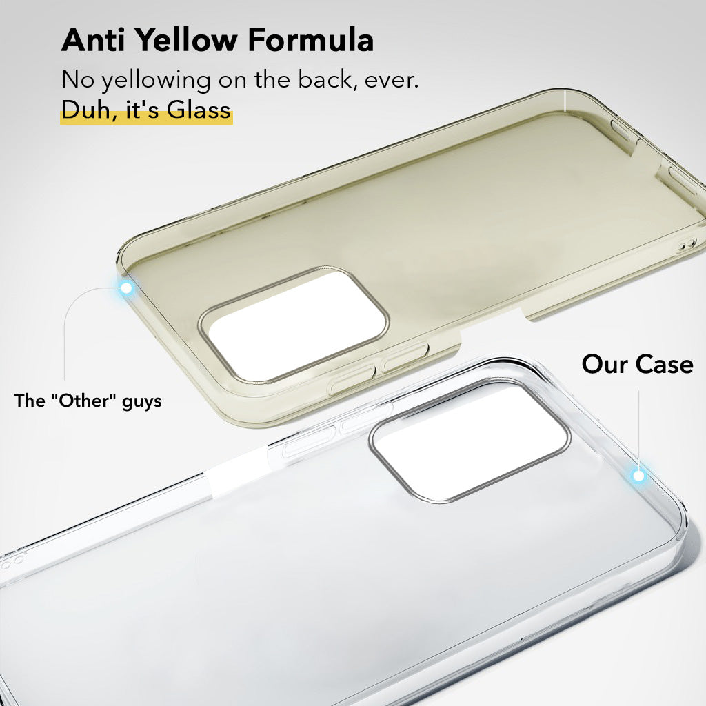 For Motorola Moto G05 Back Cover Case Lifetime Anti-Yellow Clear (Sleek Hard Crystal | Shockproof and Camera Protection)
