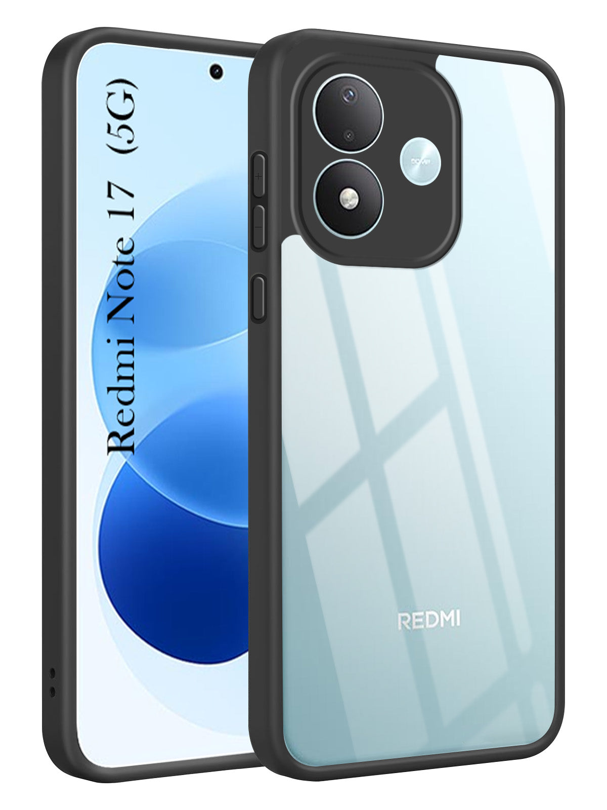 For Redmi Note 17 5G Back Cover Case Ultra-Hybrid (Lifetime Anti Yellow | Anti Scratch | Crystal Clear Shockproof)