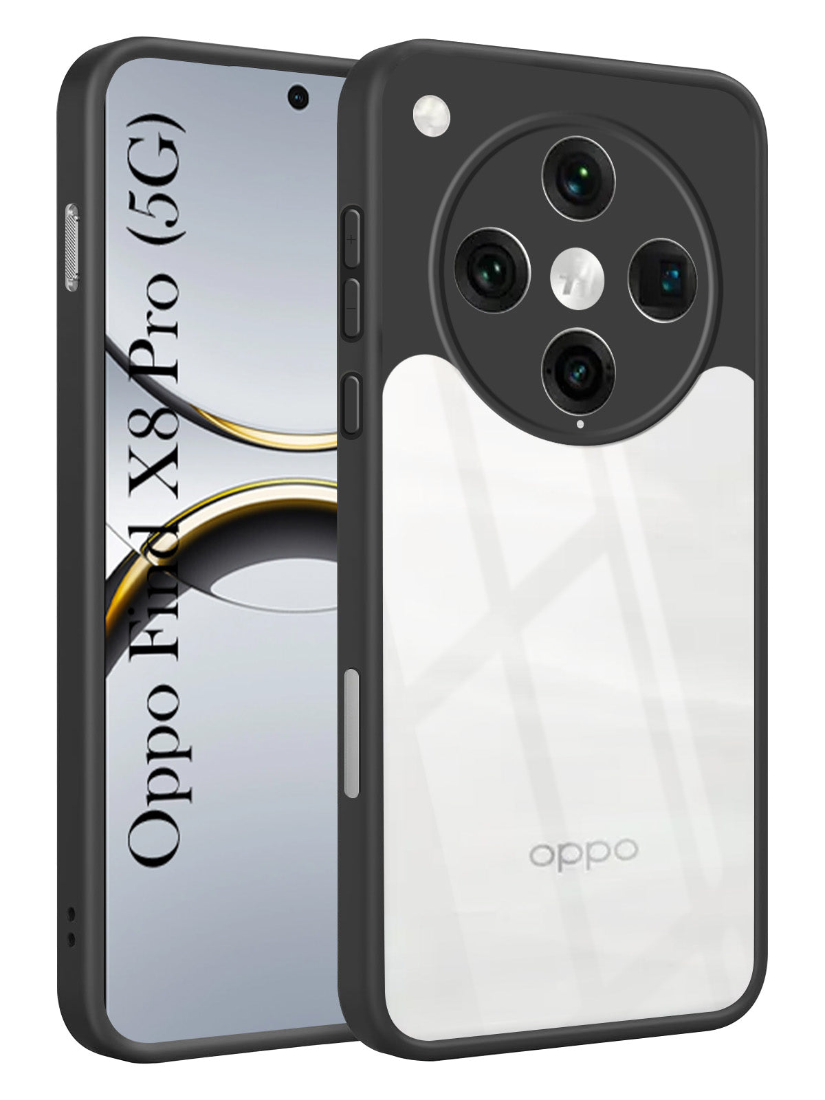 For Oppo Find X8 Pro Back Cover Case Ultra-Hybrid (Lifetime Anti Yellow | Anti Scratch | Crystal Clear Shockproof)