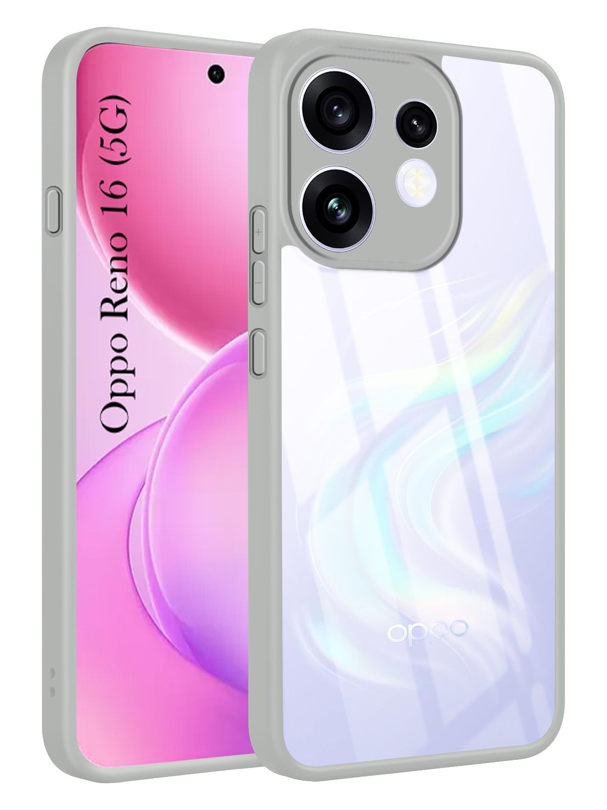 For Oppo Reno 16 Back Cover Case Ultra-Hybrid (Lifetime Anti Yellow | Anti Scratch | Crystal Clear Shockproof)