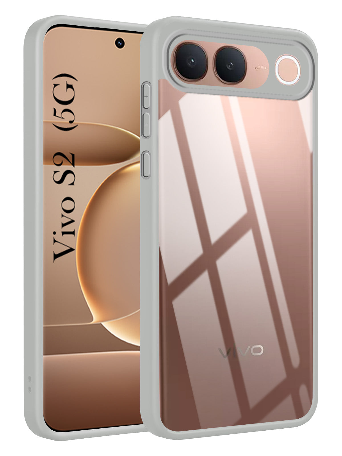 For vivo S2 Back Cover Case Ultra-Hybrid (Lifetime Anti Yellow | Anti Scratch | Crystal Clear Shockproof)