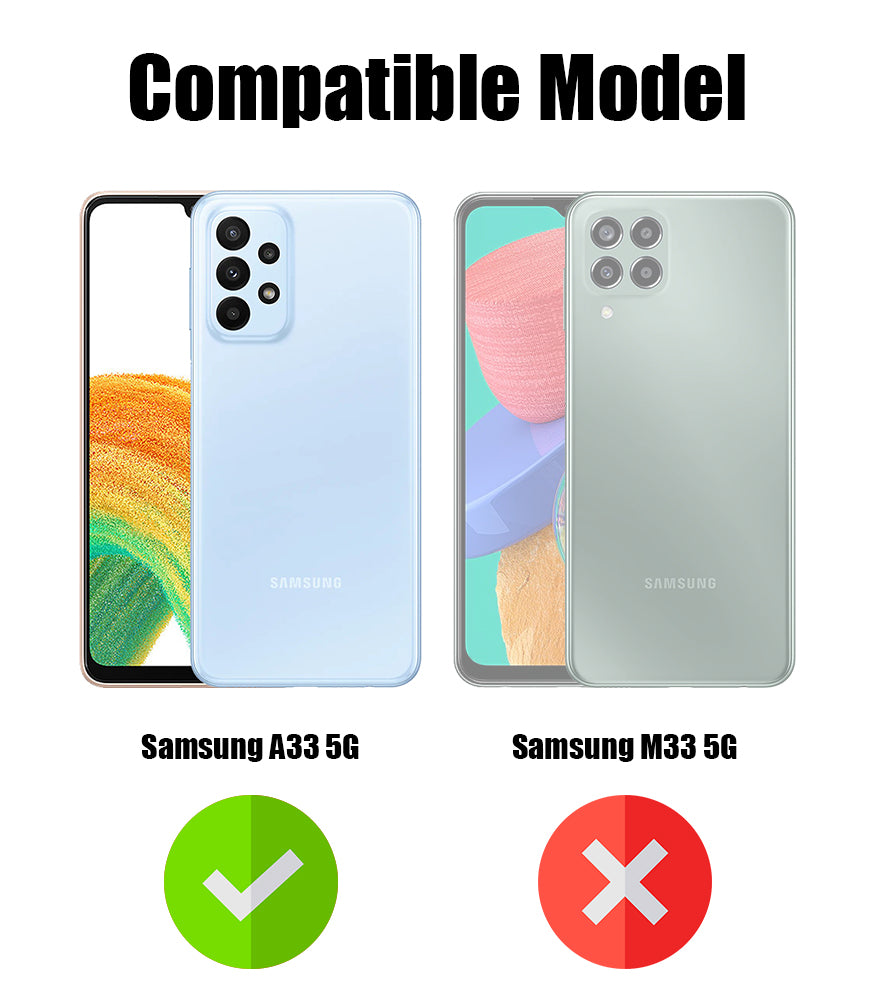 For Samsung Galaxy A33 5G Back Cover Case (Velvet Touch | Professional Glossy Finish | Camera Protection Bump)