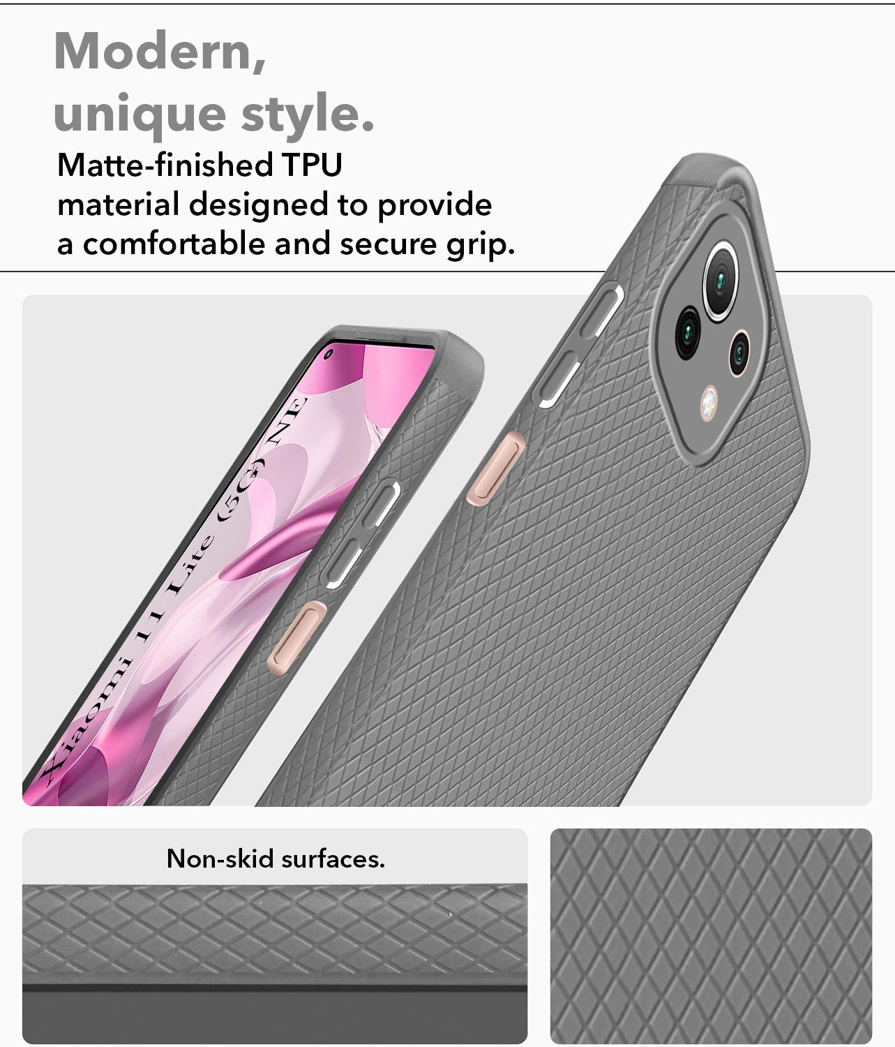 For Xiaomi 11 Lite 5G NE Back Cover ( Silicone Clear Shockproof Case with Camera Protection | Soft and Flexible | Transparent)
