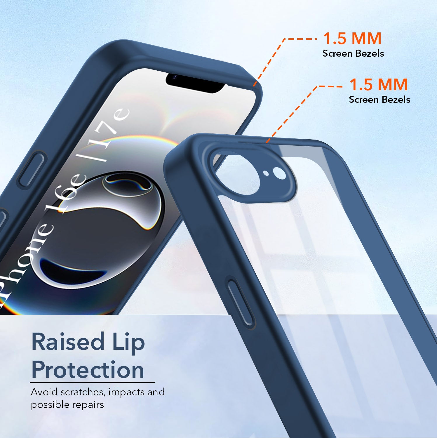 For Apple iPhone 16e | Apple iPhone 17e Back Cover Case (Lifetime Anti Yellow | Anti Scratch | Crystal Clear Shockproof) (Lifetime Anti Yellow | Anti Scratch | Crystal Clear Shockproof)