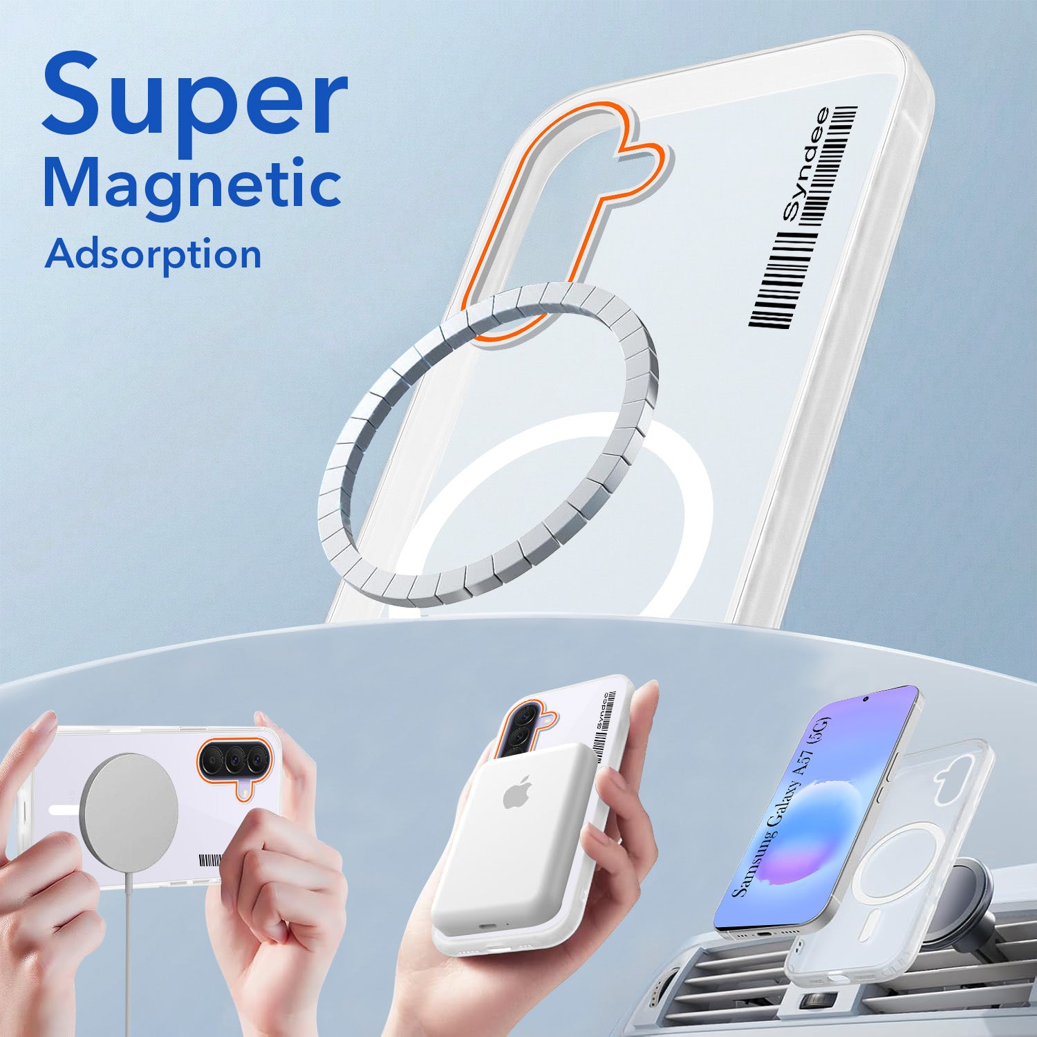For Samsung Galaxy A57 5G Back Cover Case (Soft Touch | Camera Bump Protection | MagSafe Compatible | Matte Finish)