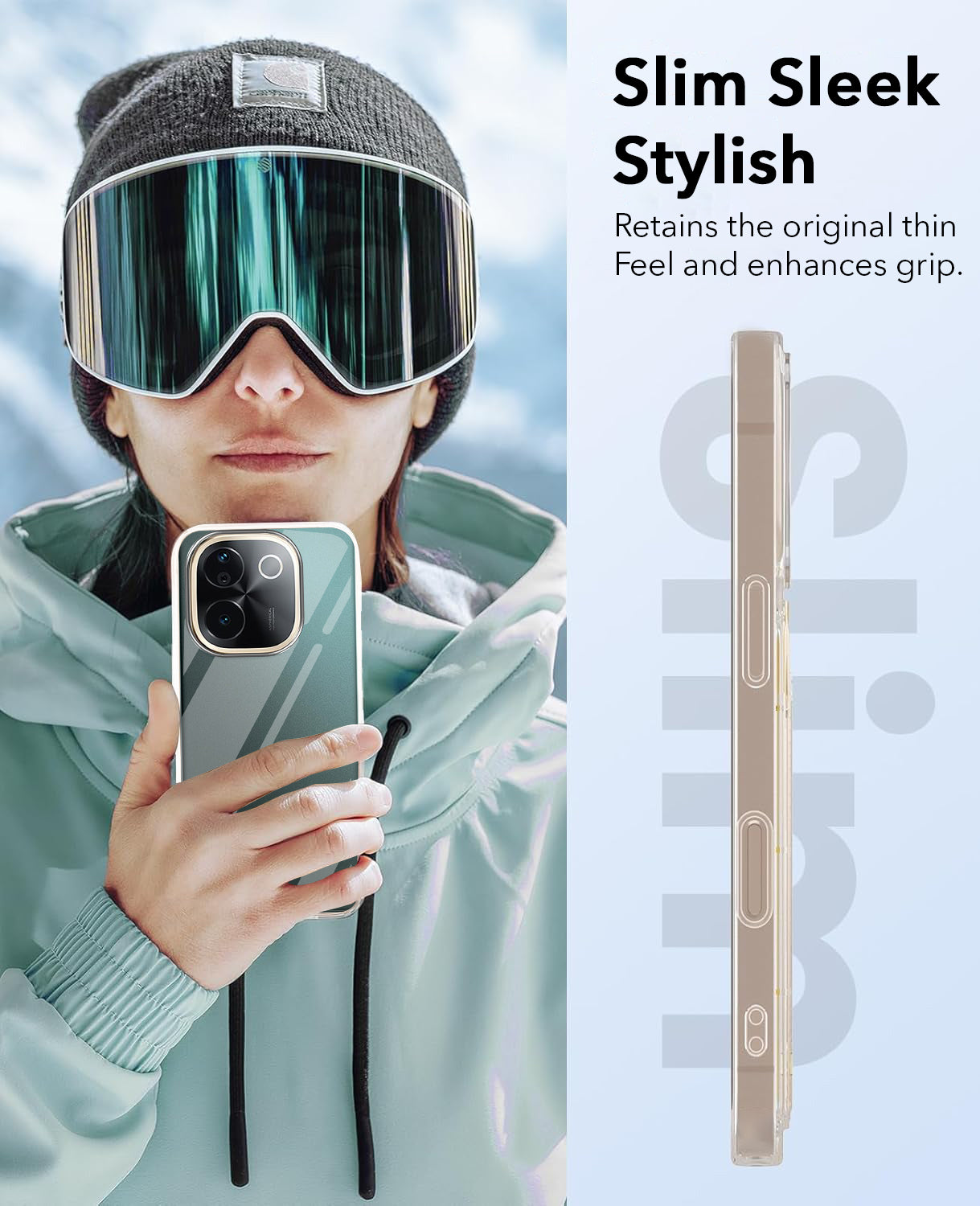 For Vivo T3 Pro Back Cover (Hard Anti Yellow Clear Case | Drop & Camera Protection | Shockproof Polycarbonate)