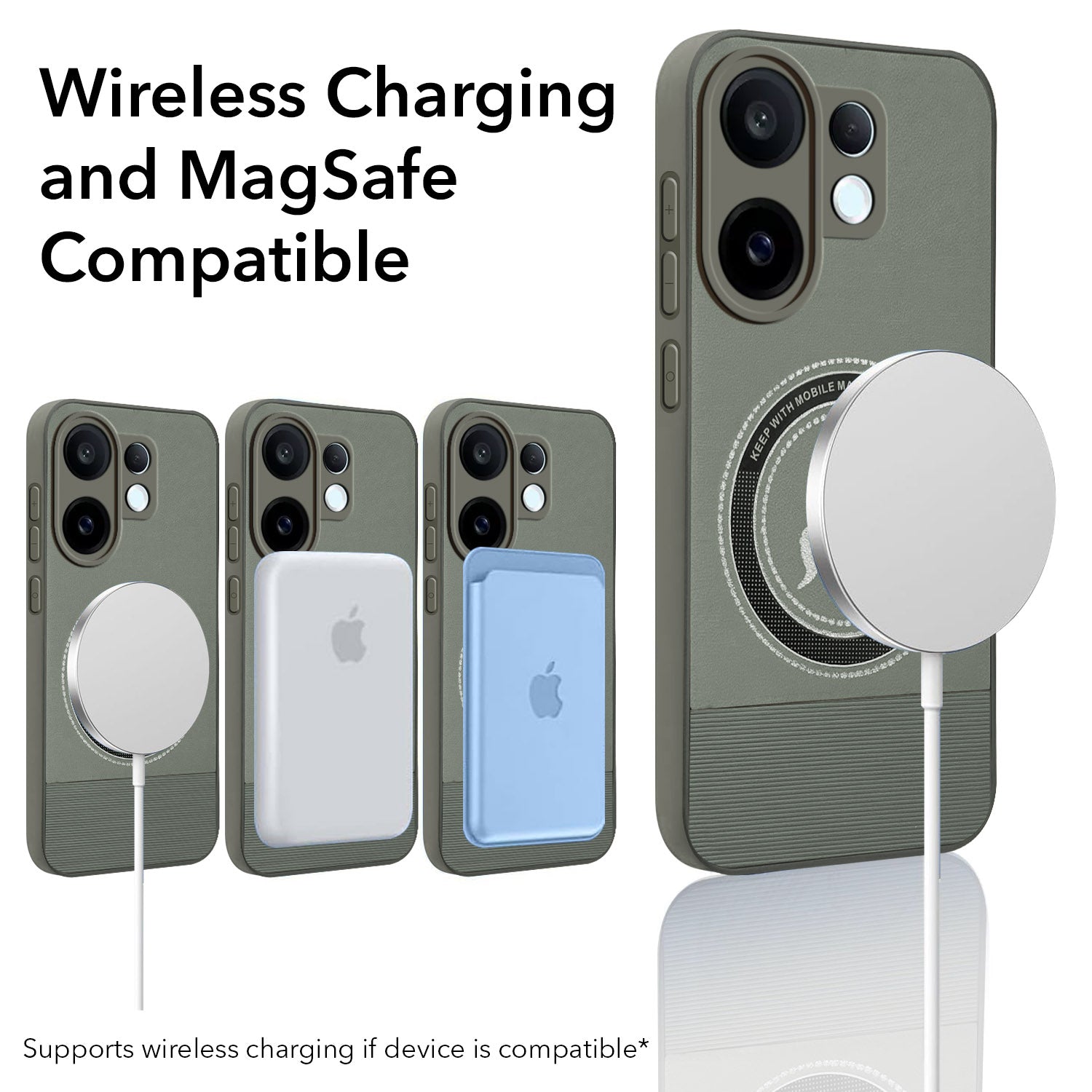 For Vivo X200 FE Back Cover Case PU Leather Finish (Professional Minimalist Texture | MagSafe Compatile | Camera Protection | Sleek Sober Formal)