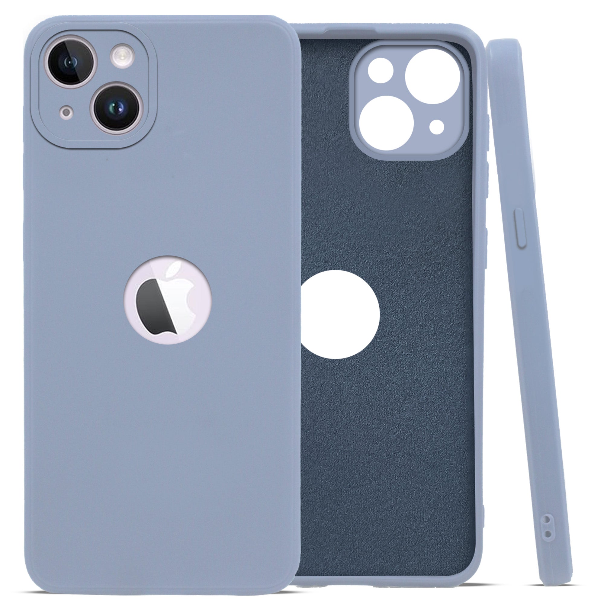 For Apple iPhone 14 Plus Back Cover ( Silicone Clear Shockproof Case with Camera Protection | Soft and Flexible | Transparent)