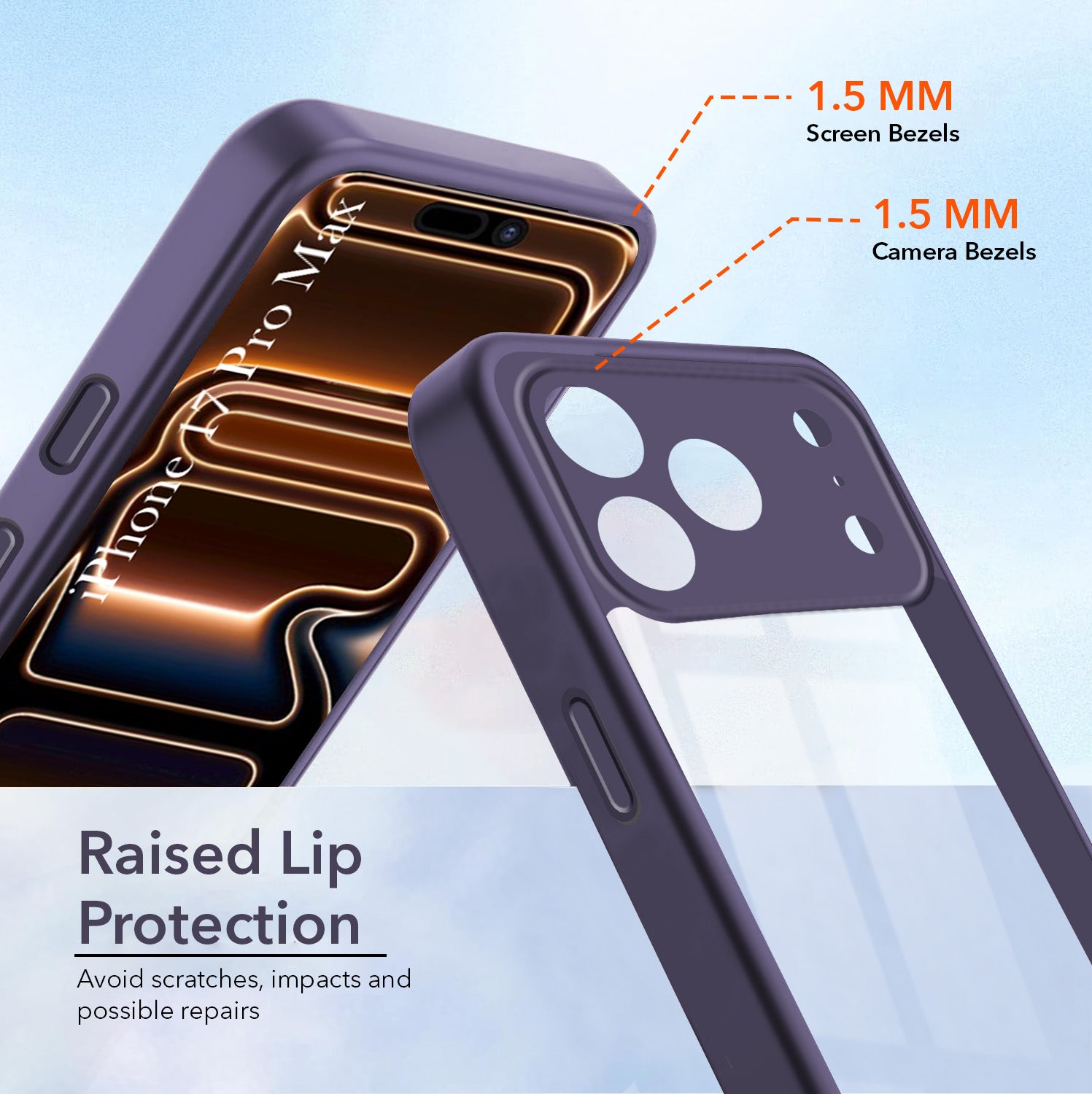 For Apple iPhone 17 Pro Max Back Cover Case Ultra-Hybrid (Lifetime Anti Yellow | Anti Scratch | Crystal Clear Shockproof)