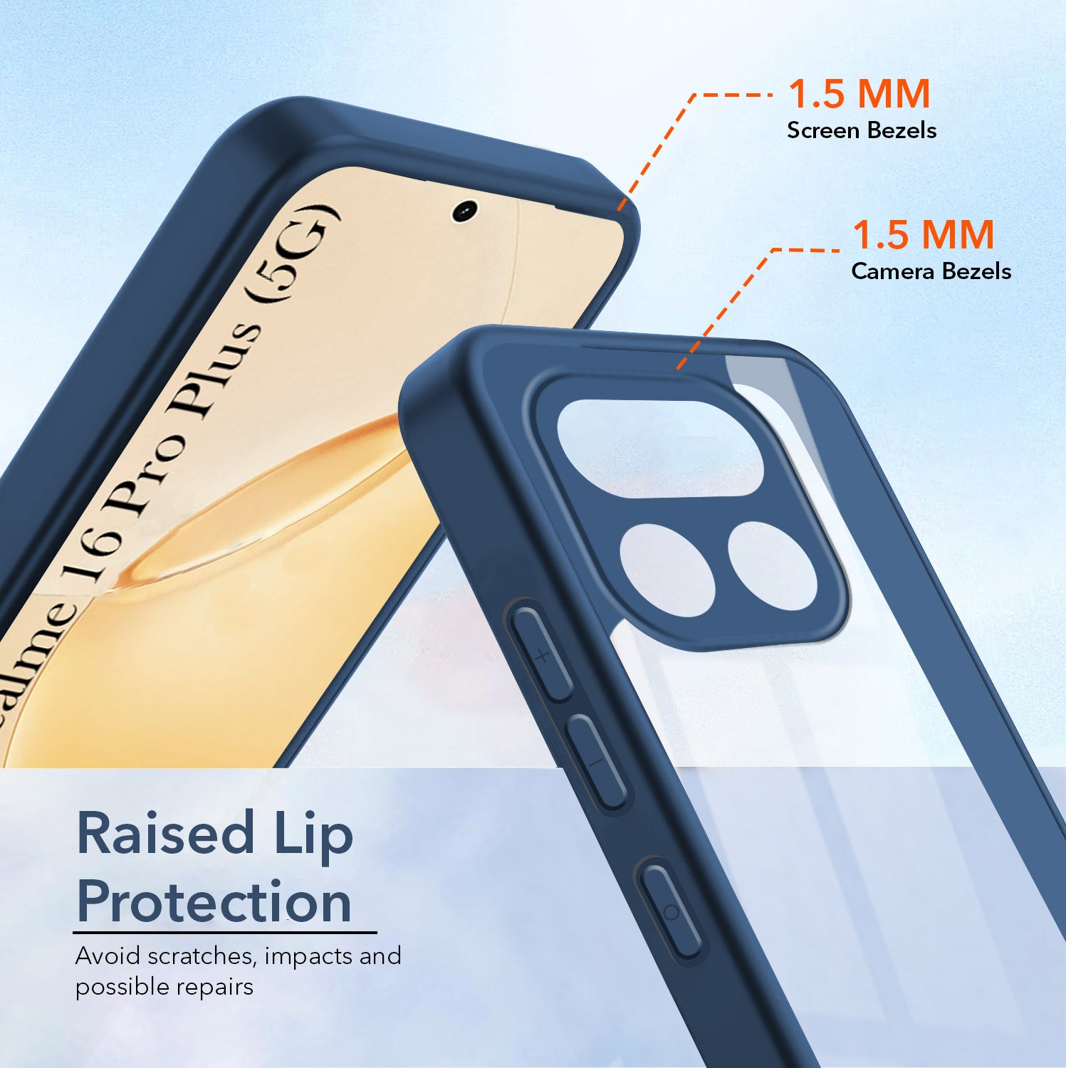 For Realme 16 Pro Plus 5G Back Cover Case Ultra-Hybrid (Lifetime Anti Yellow | Anti Scratch | Crystal Clear Shockproof)