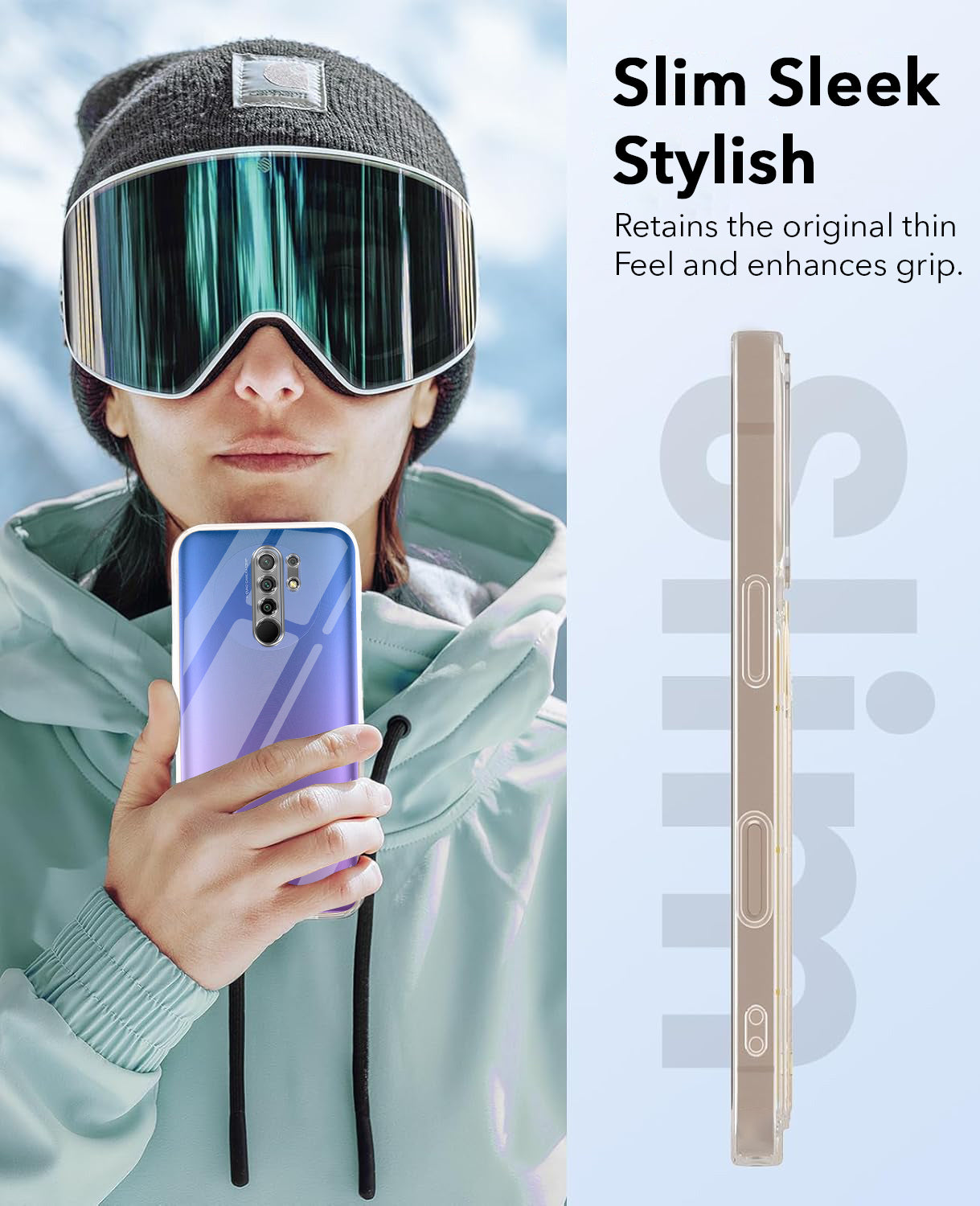 For Xiaomi Mi Redmi Prime Back Cover Case (Hard Anti Yellow