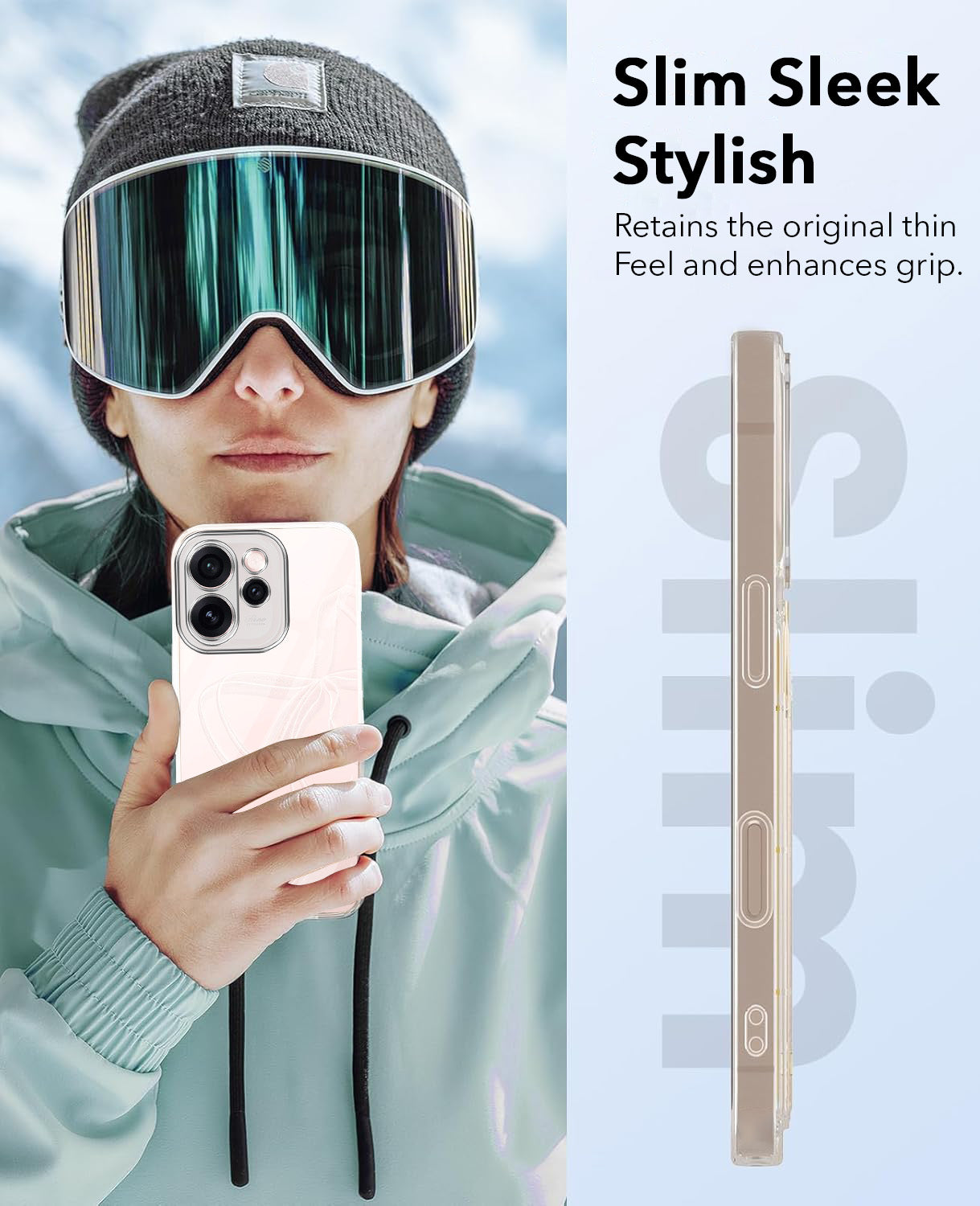 For Oppo Reno15 Pro Mini 5G | Oppo Reno 15 Pro Mini 5G Back Cover Case Lifetime Anti-Yellow Clear (Sleek Hard Crystal | Shockproof and Camera Protection)