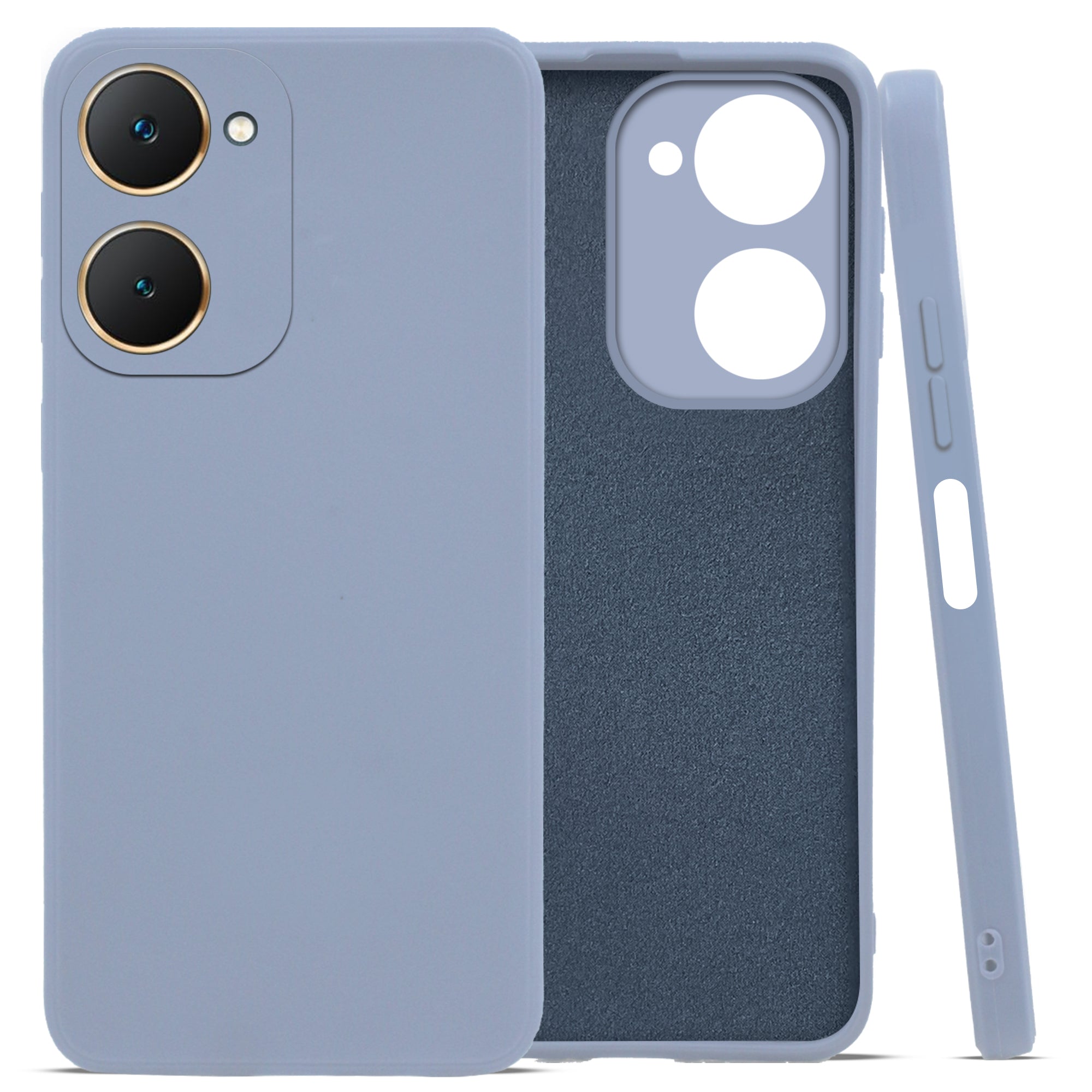For Vivo Y28s 5G | Vivo T3 Lite 5G Back Cover ( Silicone Clear Shockproof Case with Camera Protection | Soft and Flexible | Transparent)