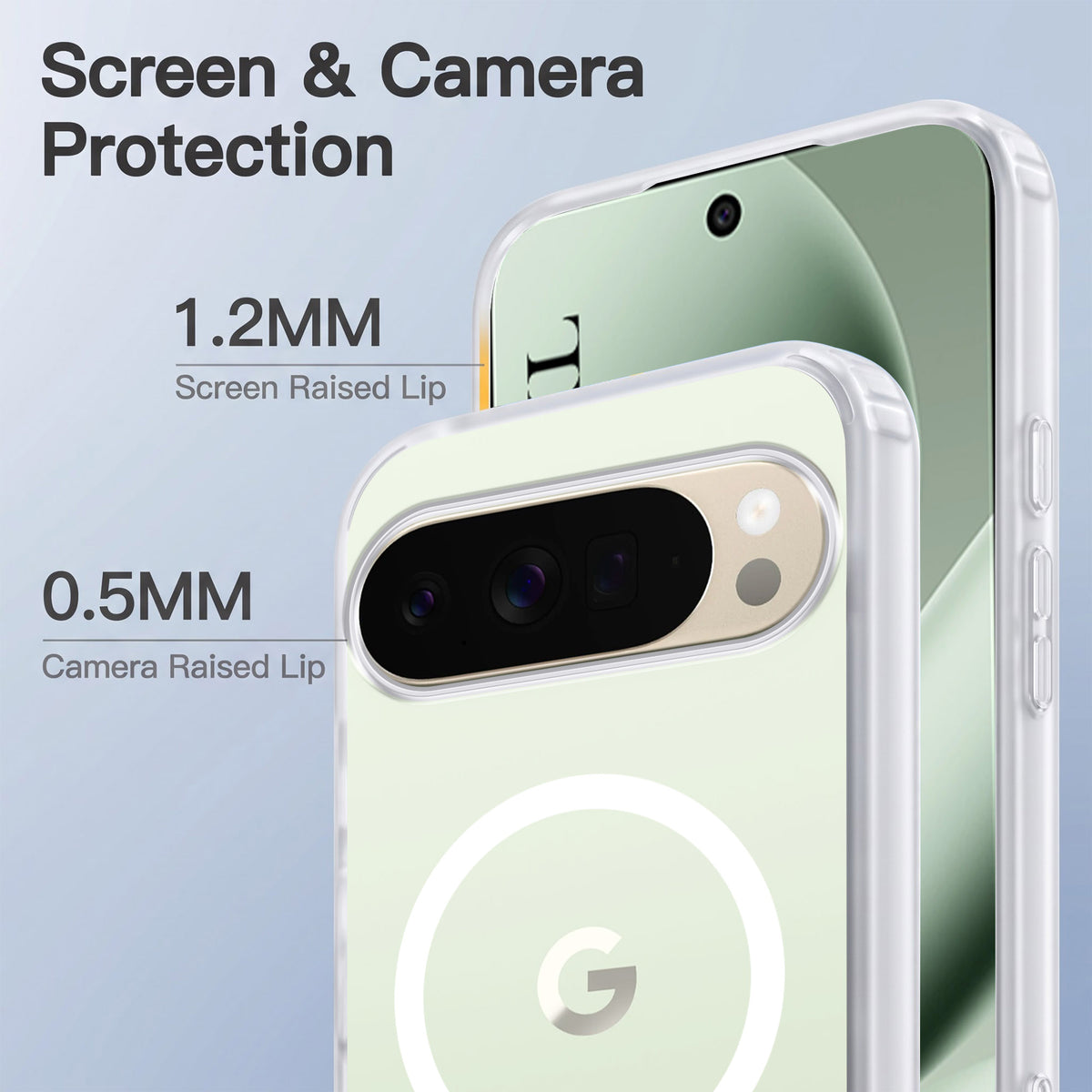 For Google Pixel 10 Pro XL Matte Finish Back Case Cover (MagSafe Compatible | Translucent Soft Touch | Slim and Unbreakable)
