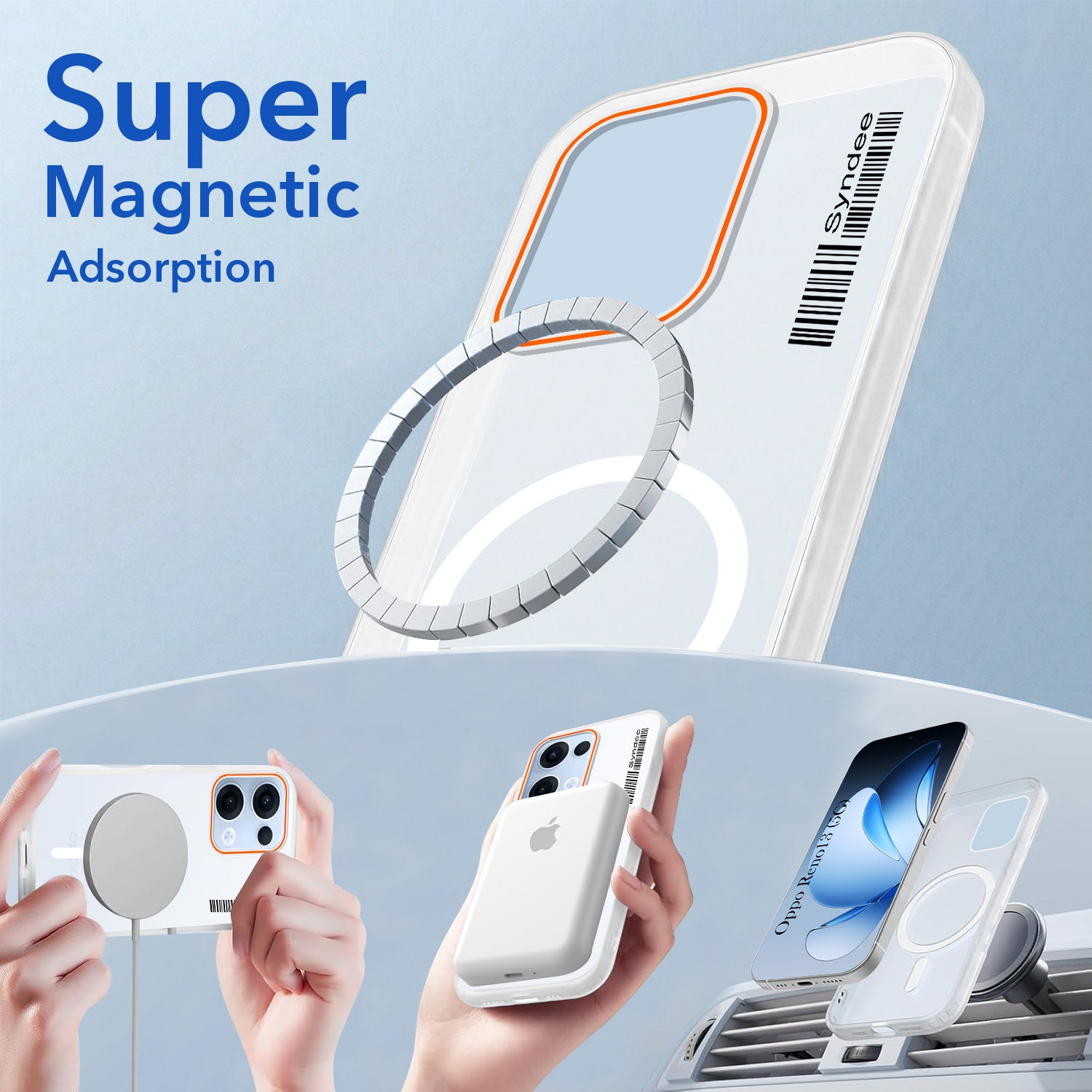 For Oppo Reno13 5G | Oppo Reno 13 5G Back Cover Case (Soft Touch | Camera Bump Protection | MagSafe Compatible | Matte Finish)