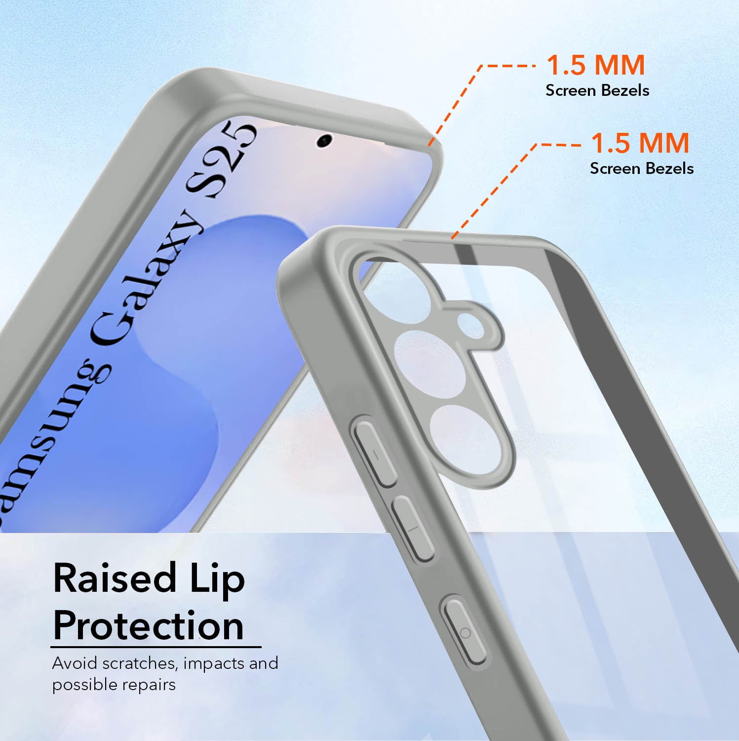 For Samsung Galaxy S25 Back Cover Case (Lifetime Anti Yellow | Anti Scratch | Crystal Clear Shockproof)