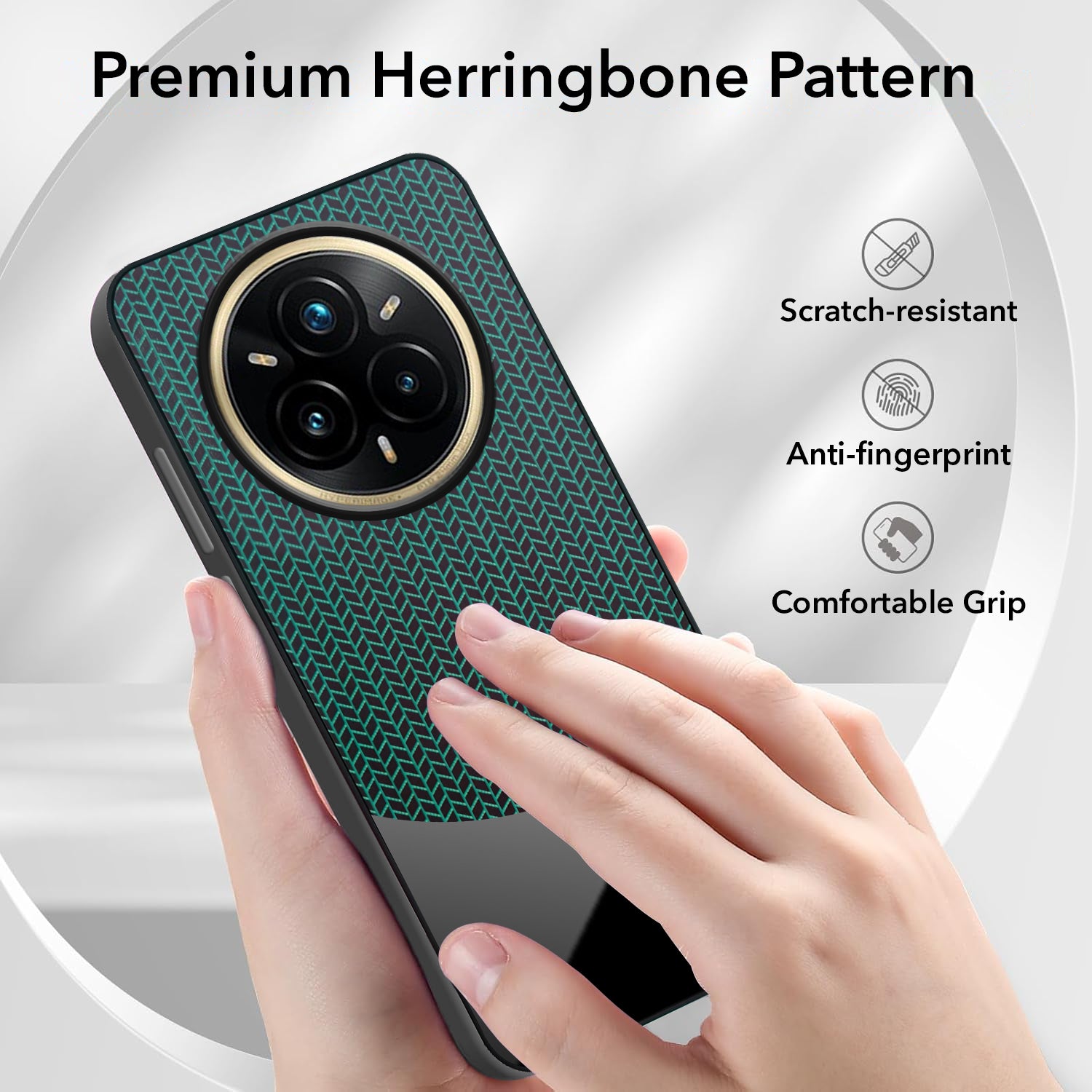 For Realme 14 Pro Plus 5G Silicone Finish Back Cover Case  (Premium Minimalist Professional Feel | Camera Protection Bump)