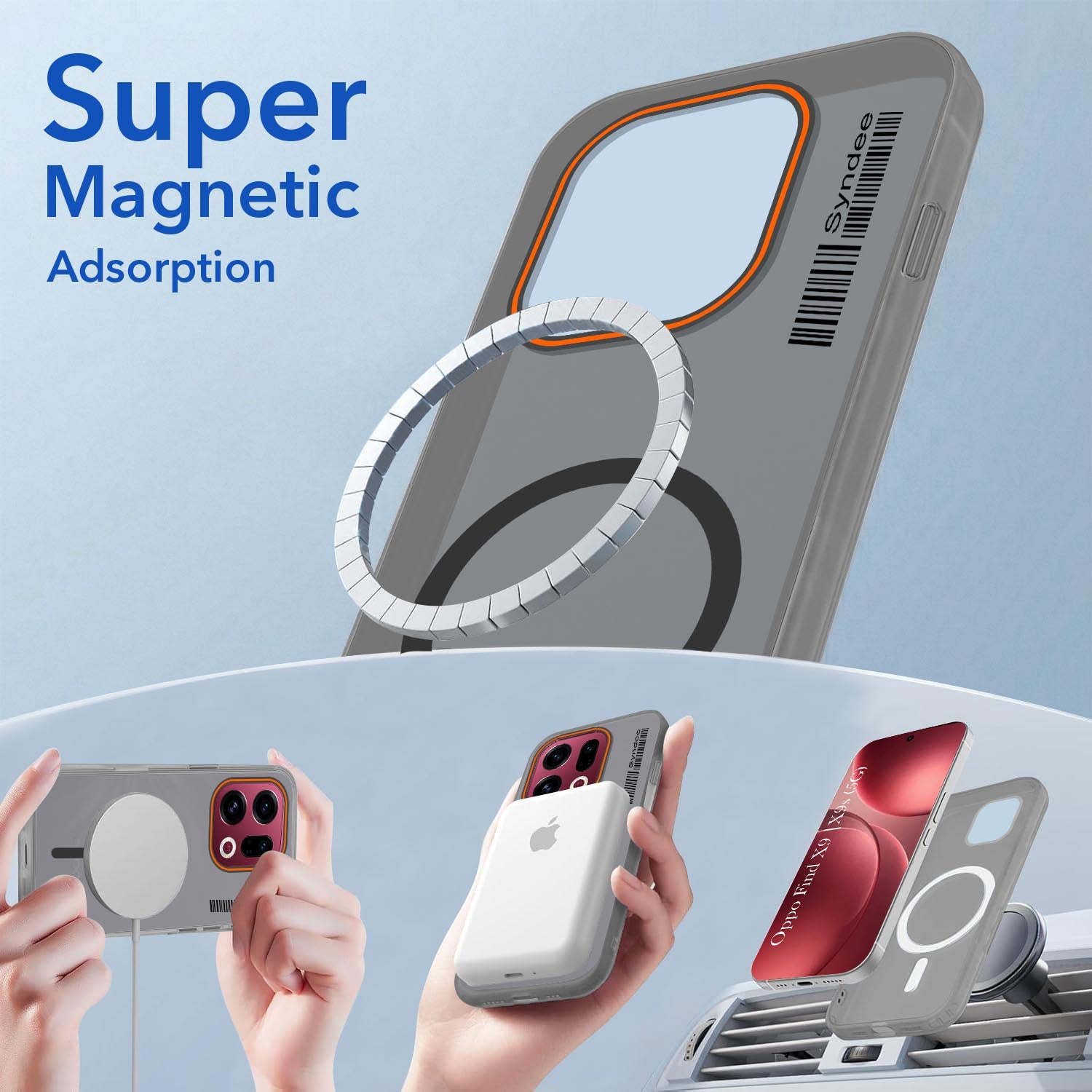 For Oppo Find X9 | Oppo Find X9s Back Cover Case (Soft Touch | Camera Bump Protection | MagSafe Compatible | Matte Finish)