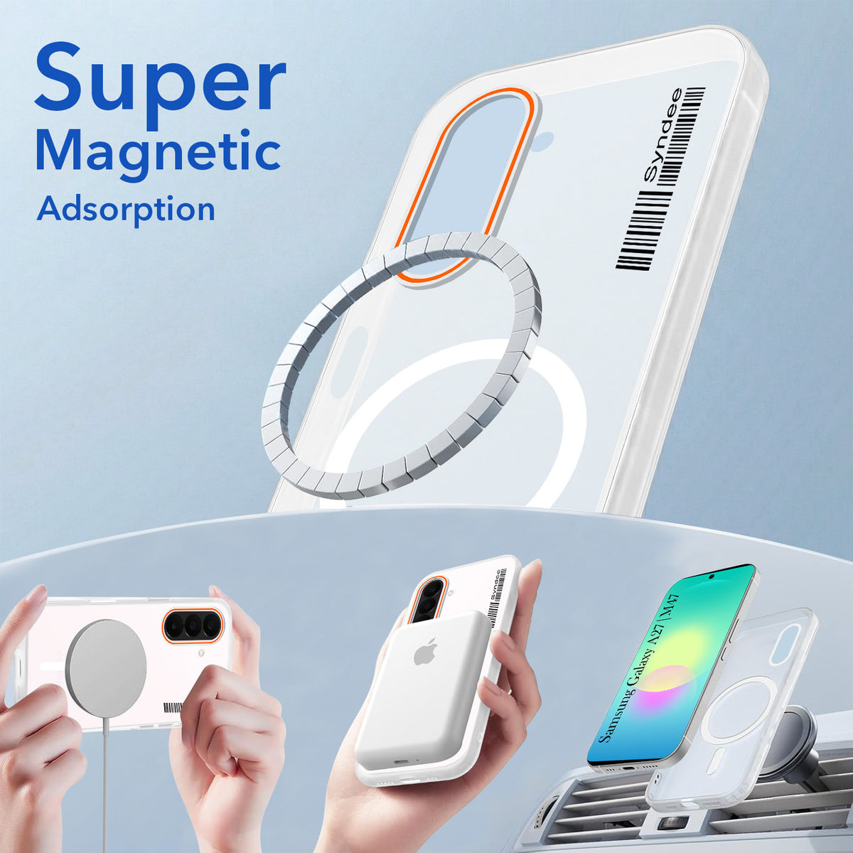 For Samsung Galaxy A27 5G | Samsung M47 5G Back Cover Case (Soft Touch | Camera Bump Protection | MagSafe Compatible | Matte Finish)