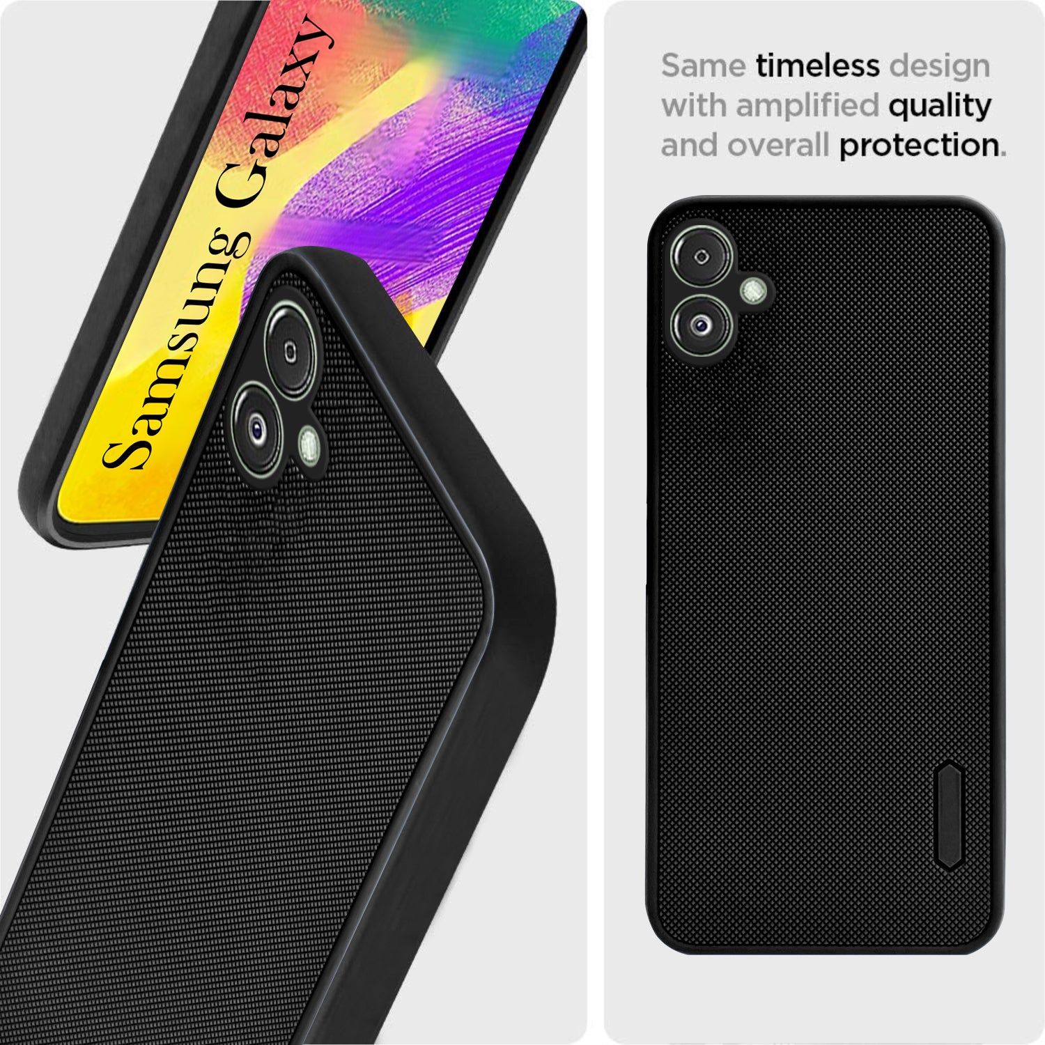 For Samsung Galaxy F14 5G Back Cover Case (Textured Grip Design | Camera Protection | Slim and Light Weight | Soft Touch and Feel)