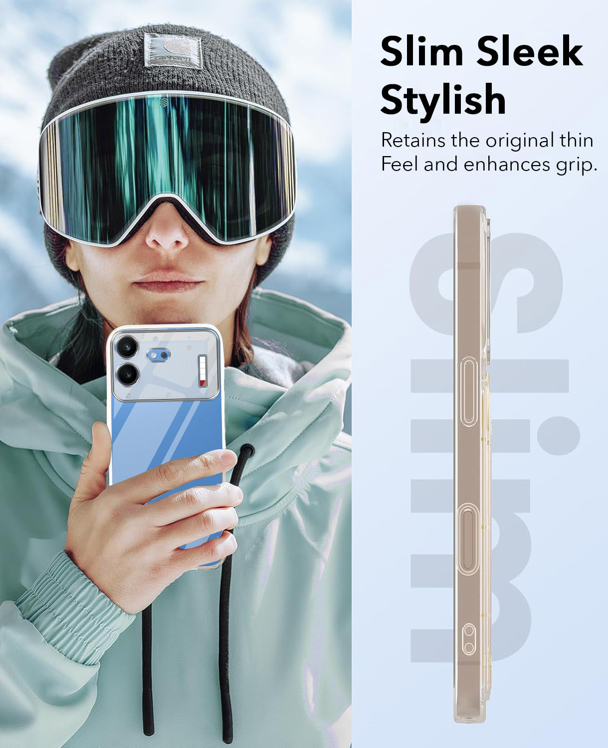 For Nothing Phone 4B 5G Back Cover Case Lifetime Anti-Yellow Clear (Sleek Hard Crystal | Shockproof and Camera Protection)