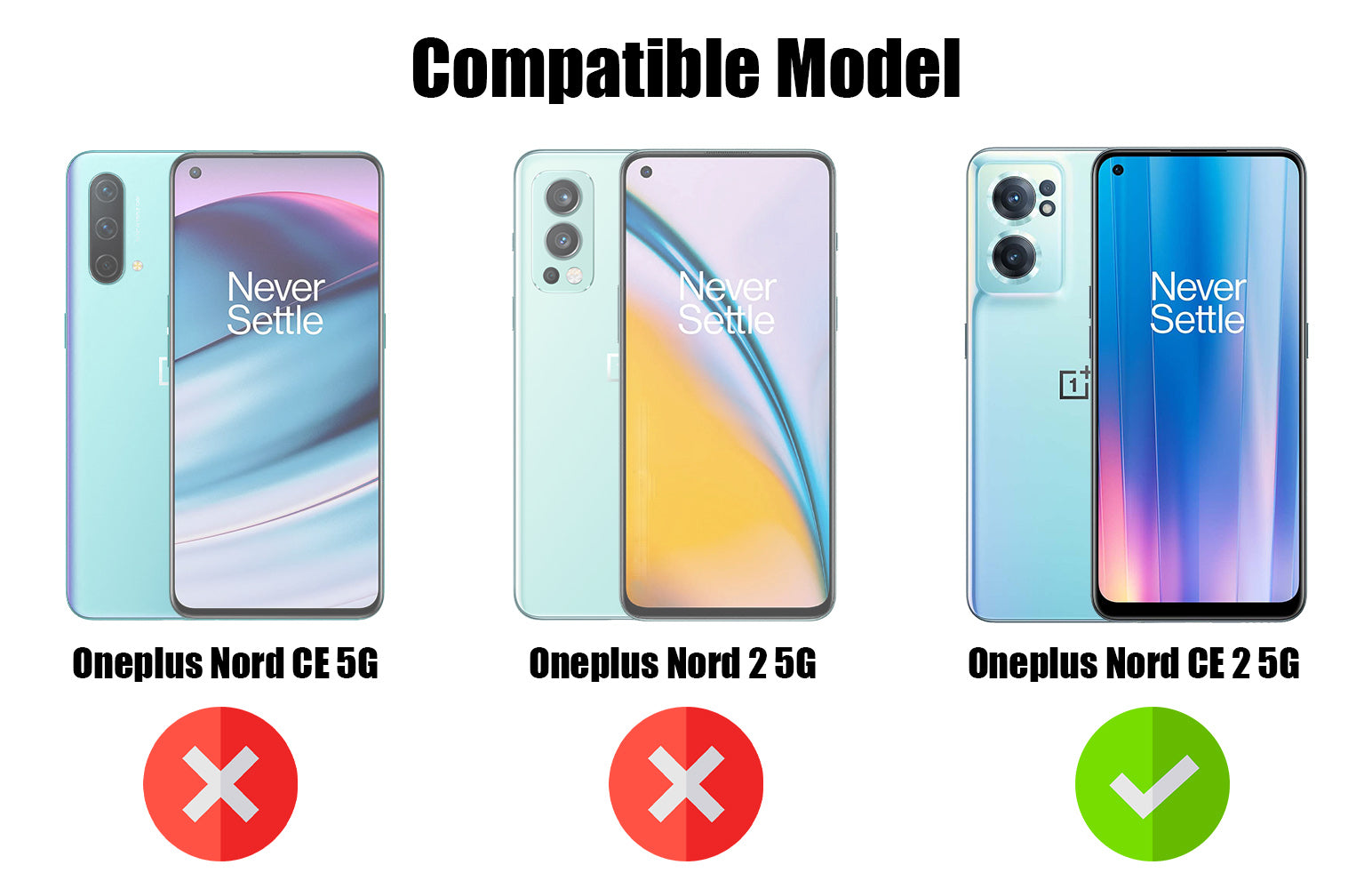 For OnePlus Nord CE 2 5G Back Cover Case Lifetime Anti-Yellow MagSafe Compatible Clear (Sleek Hard Crystal | Shockproof and Camera Protection)