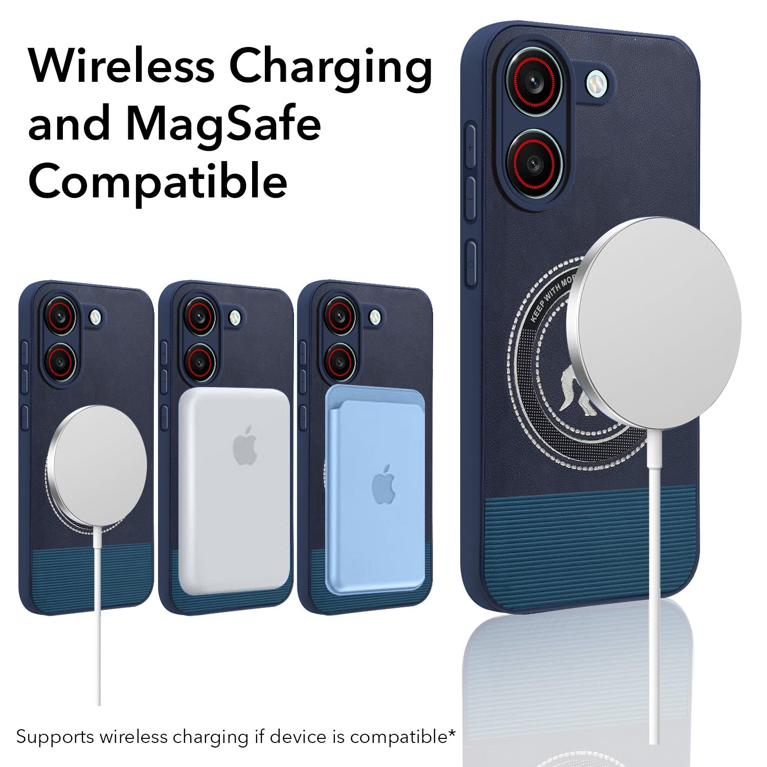 For Redmi Turbo 5 Back Cover Case PU Leather Finish (Professional Minimalist Texture | MagSafe Compatile | Camera Protection | Sleek Sober Formal)