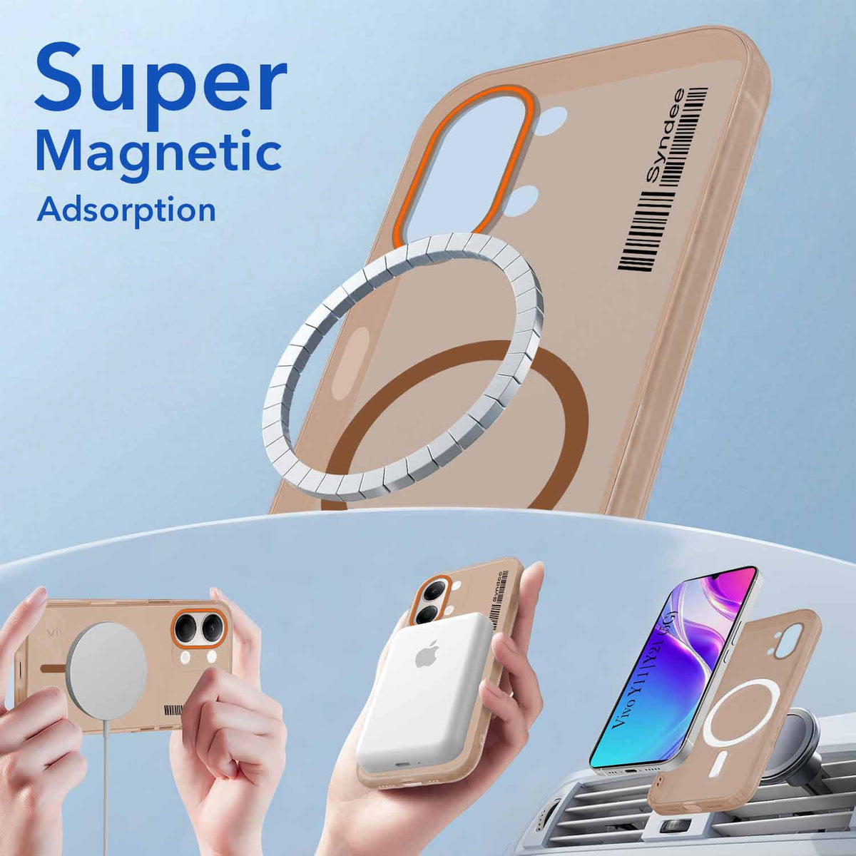 For Vivo Y11 | Vivo Y21 5G Back Cover Case (Soft Touch | Camera Bump Protection | MagSafe Compatible | Matte Finish)