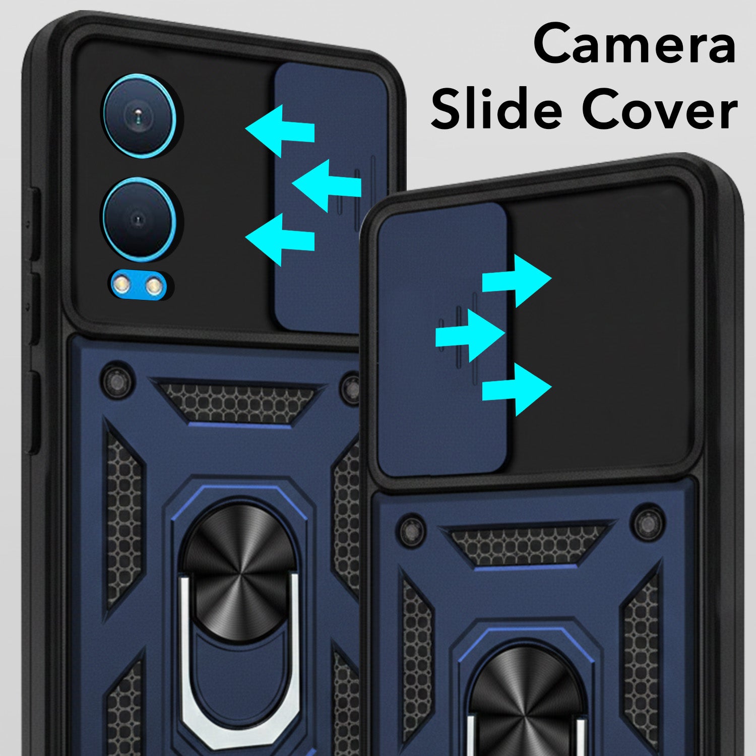 For OnePlus Nord CE 4 Lite Back Cover Case (Hybrid Dual Armor Polycarbonate)