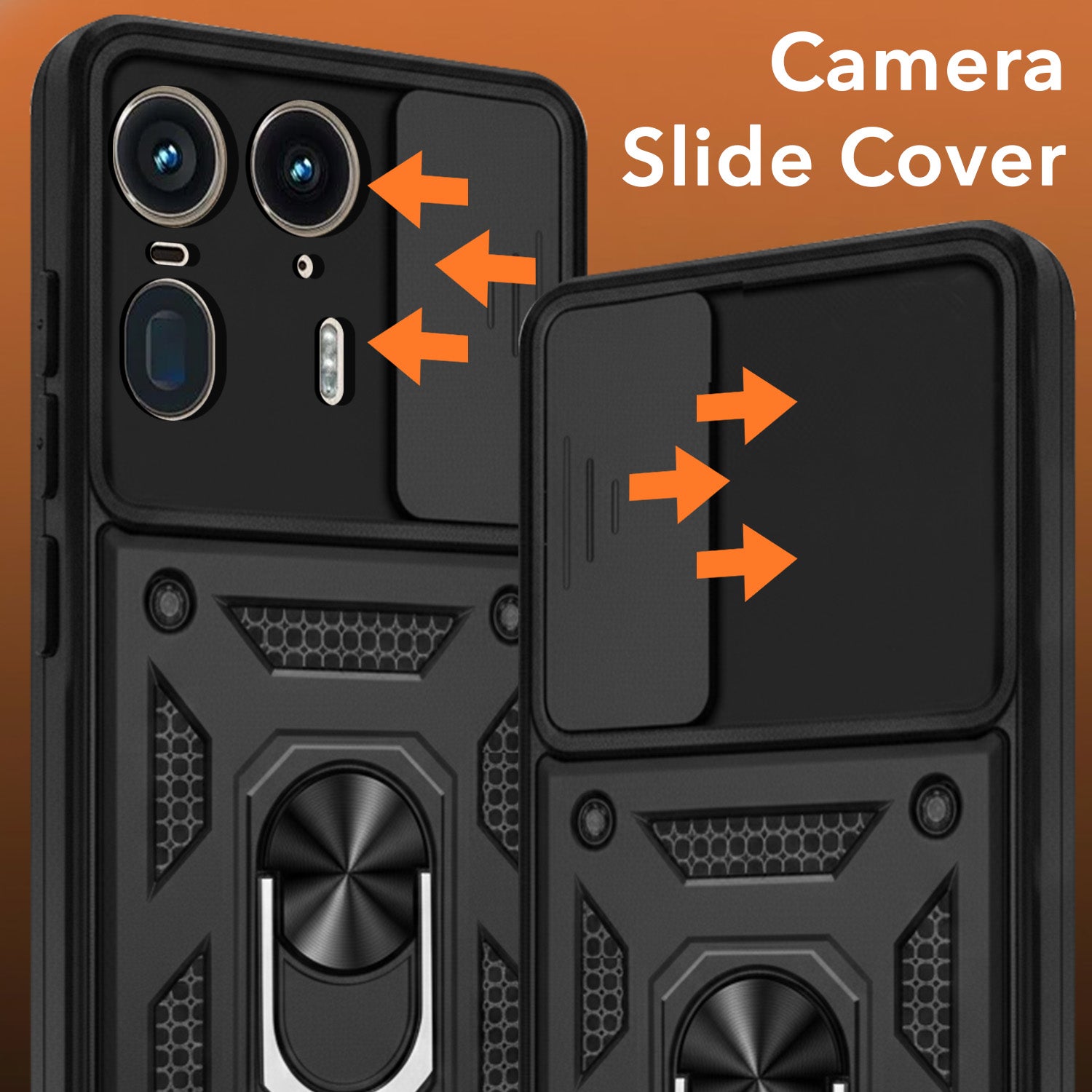 For Motorola Moto Edge 50 Ultra 5G Back Cover Case  (Hybrid Dual Armor Polycarbonate)