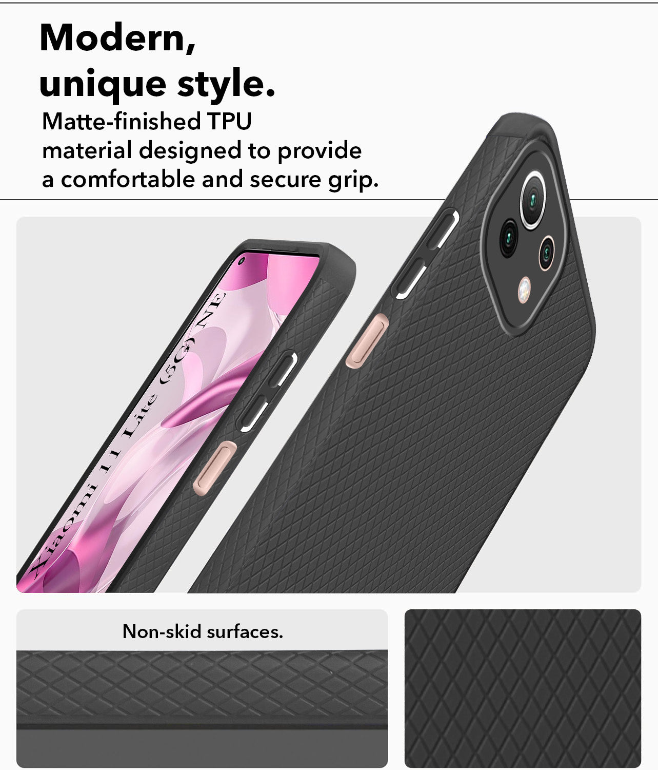 For Xiaomi 11 Lite 5G NE Back Cover ( Silicone Clear Shockproof Case with Camera Protection | Soft and Flexible | Transparent)