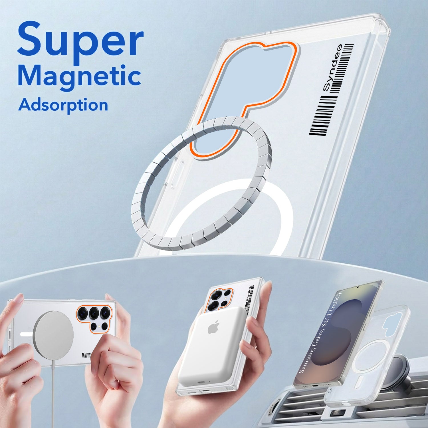 For Samsung Galaxy S25 Ultra Back Cover Case (Soft Touch | Camera Bump Protection | MagSafe Compatible | Matte Finish)