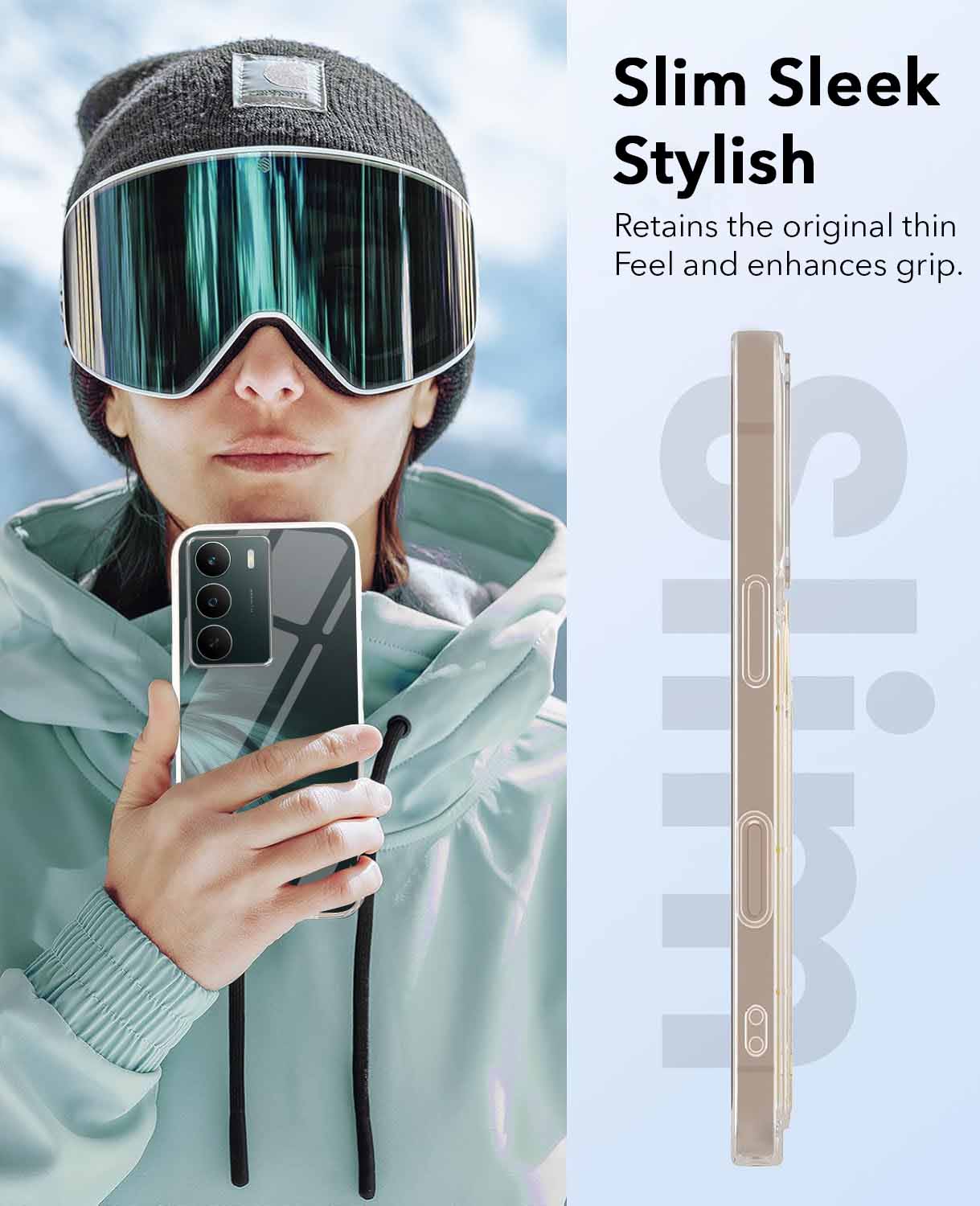 For Realme C75 5G Lifetime Anti-Yellow Clear Back Cover Case (Sleek Hard Crystal | Shockproof and Camera Protection)