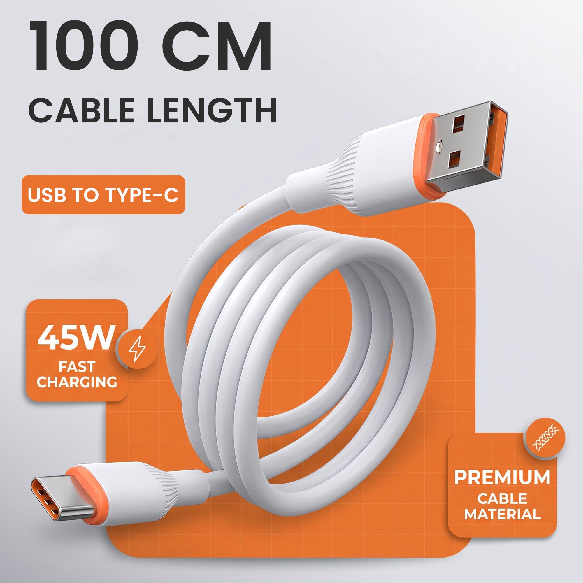Fast Charging Cable | Power Up with Fast Charging & Data Transfer