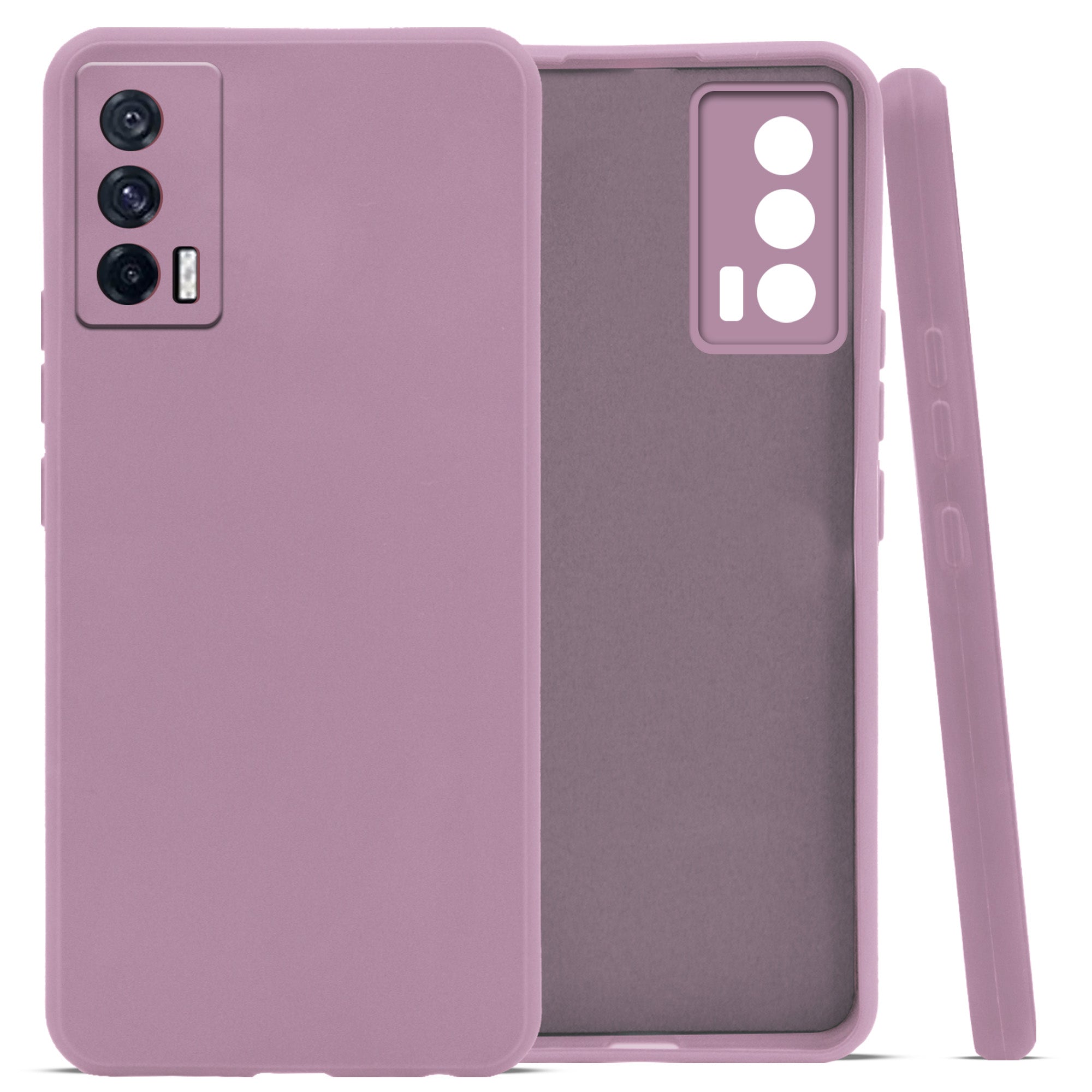 For Vivo iQOO 7 5G Back Cover Case (Matte Finish Silicone with Inside Fiber cloth)
