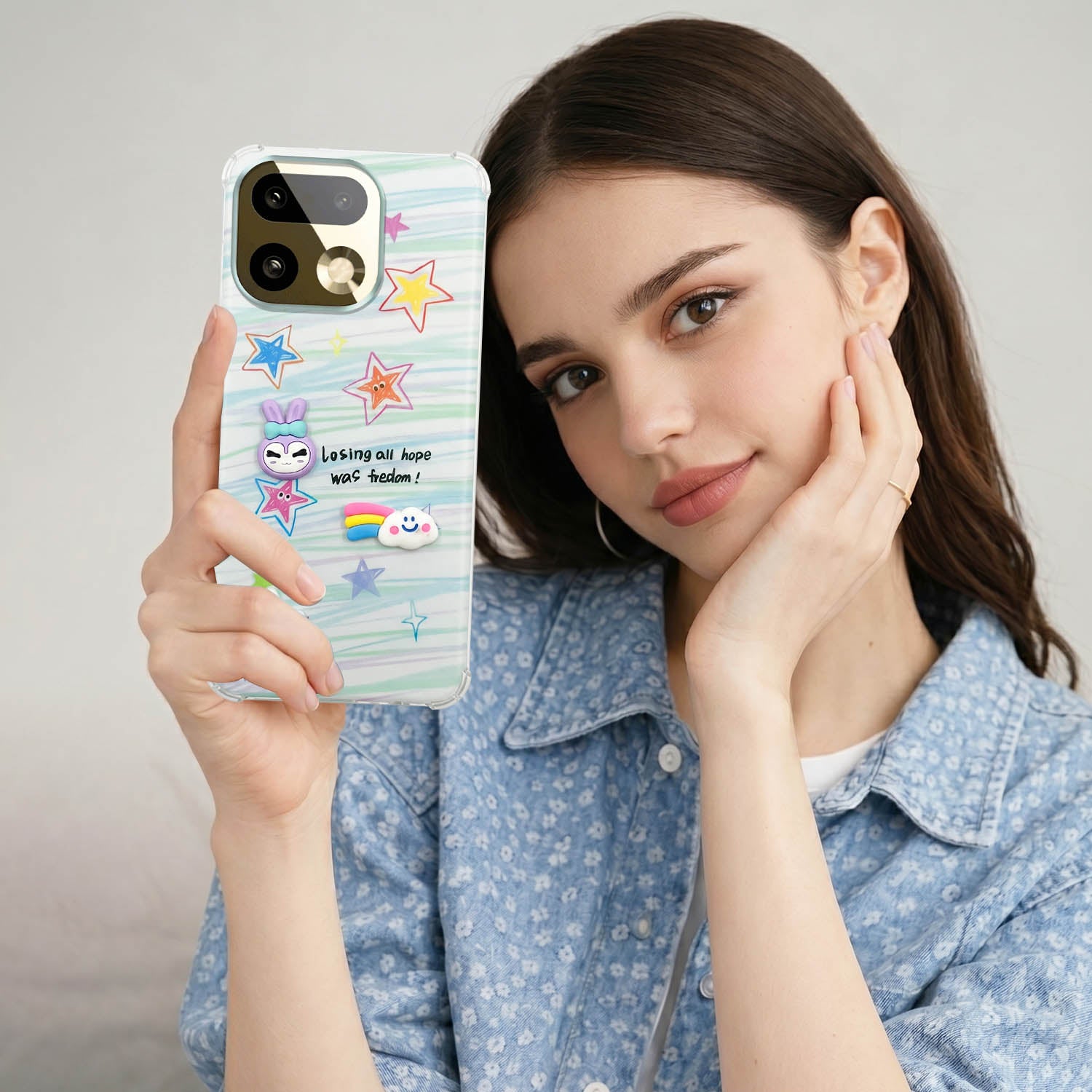 For Realme 16 Pro Plus 5G Back Cover Case (3D Cute Cartoons | Hard Back Side Soft | Matte Premium Finish | HD Printing)