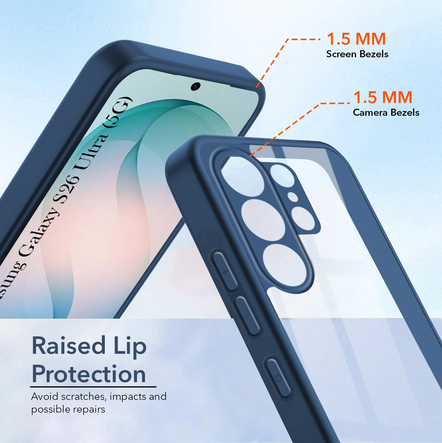 For Samsung Galaxy S26 Ultra Back Cover Case Ultra-Hybrid (Lifetime Anti Yellow | Anti Scratch | Crystal Clear Shockproof)