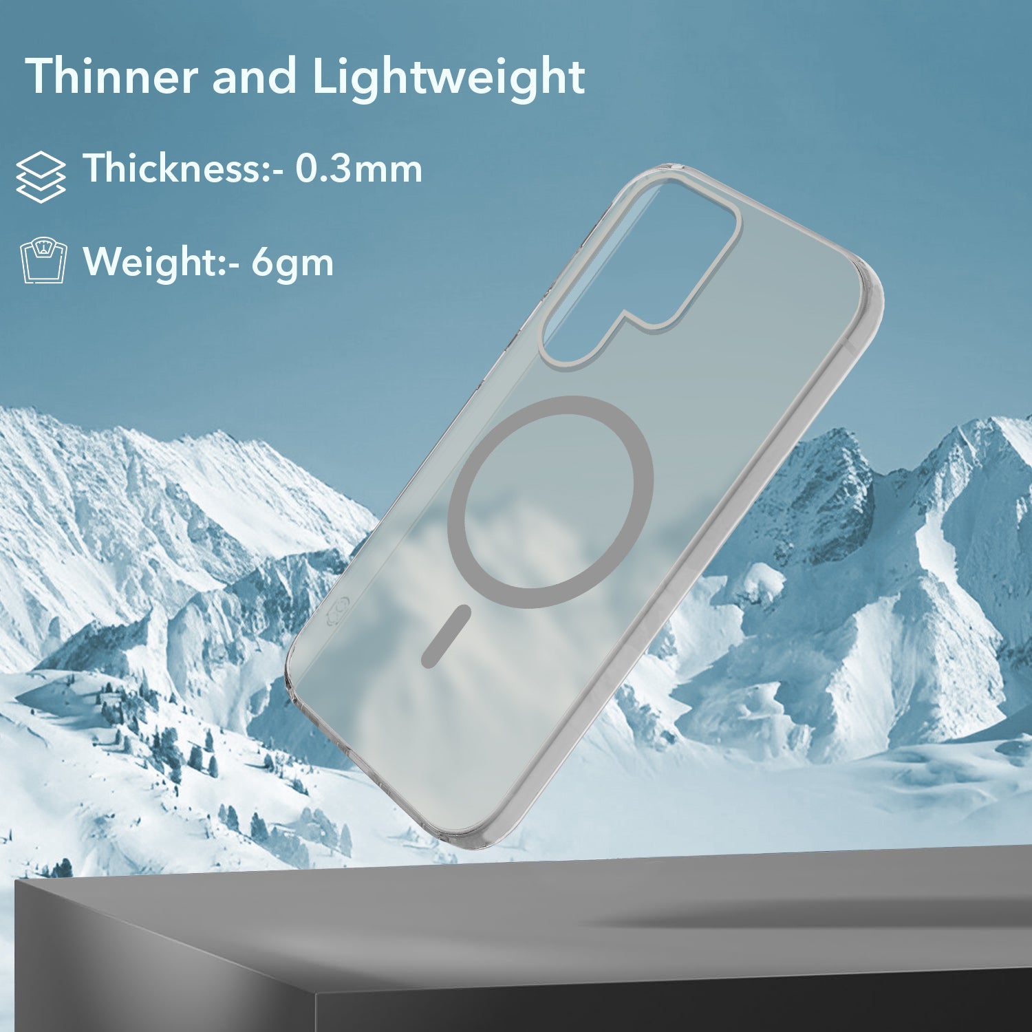 For Samsung Galaxy S23 Ultra Back Cover Case (Frosted Matte Feel | MagSafe Compatible Wireless Charging | Polycarbonate Material)