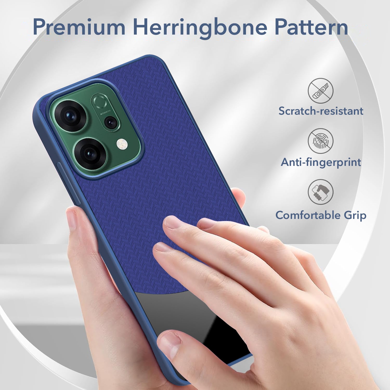 For Oppo Reno14 5G | Oppo Reno 14 5G Silicone Finish Back Cover Case (Premium Minimalist Professional Feel | Camera Protection Bump)